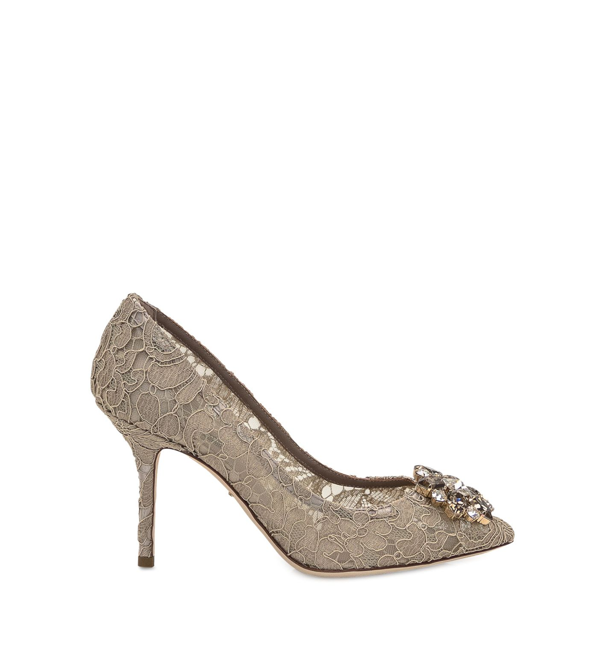 Bellucci rainbow lace brooch-detail pumps