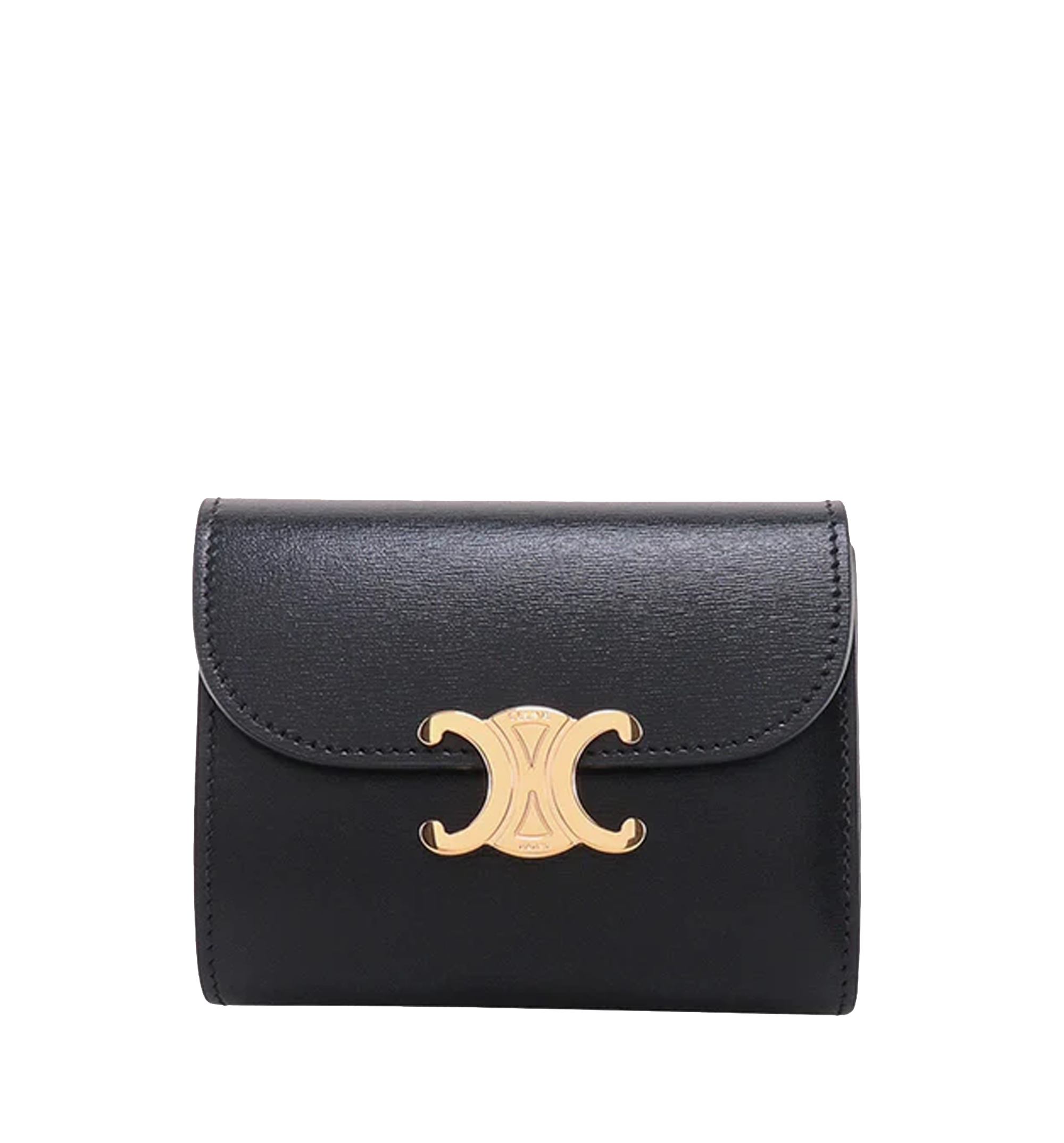 Small Flap Leather Wallet