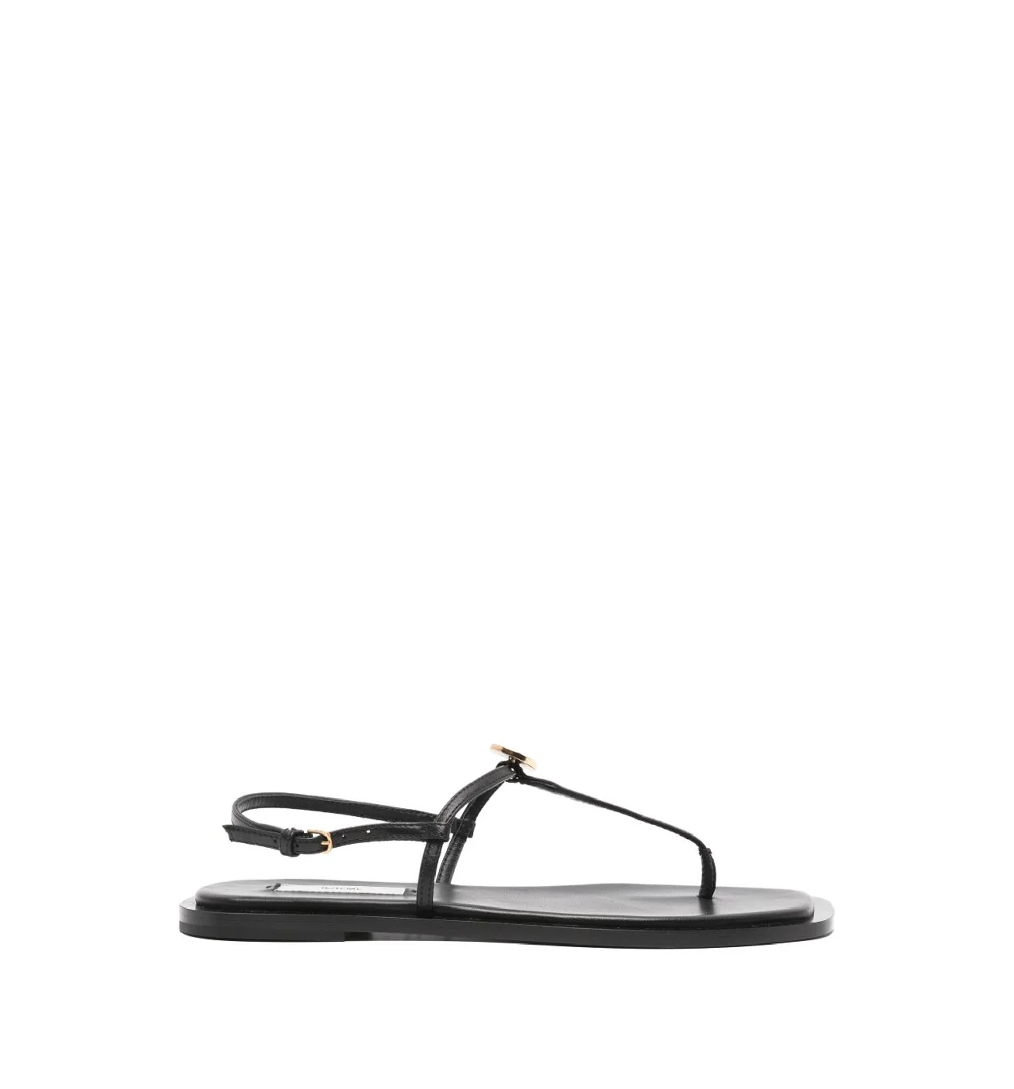 T-Strap Leather Sandals
