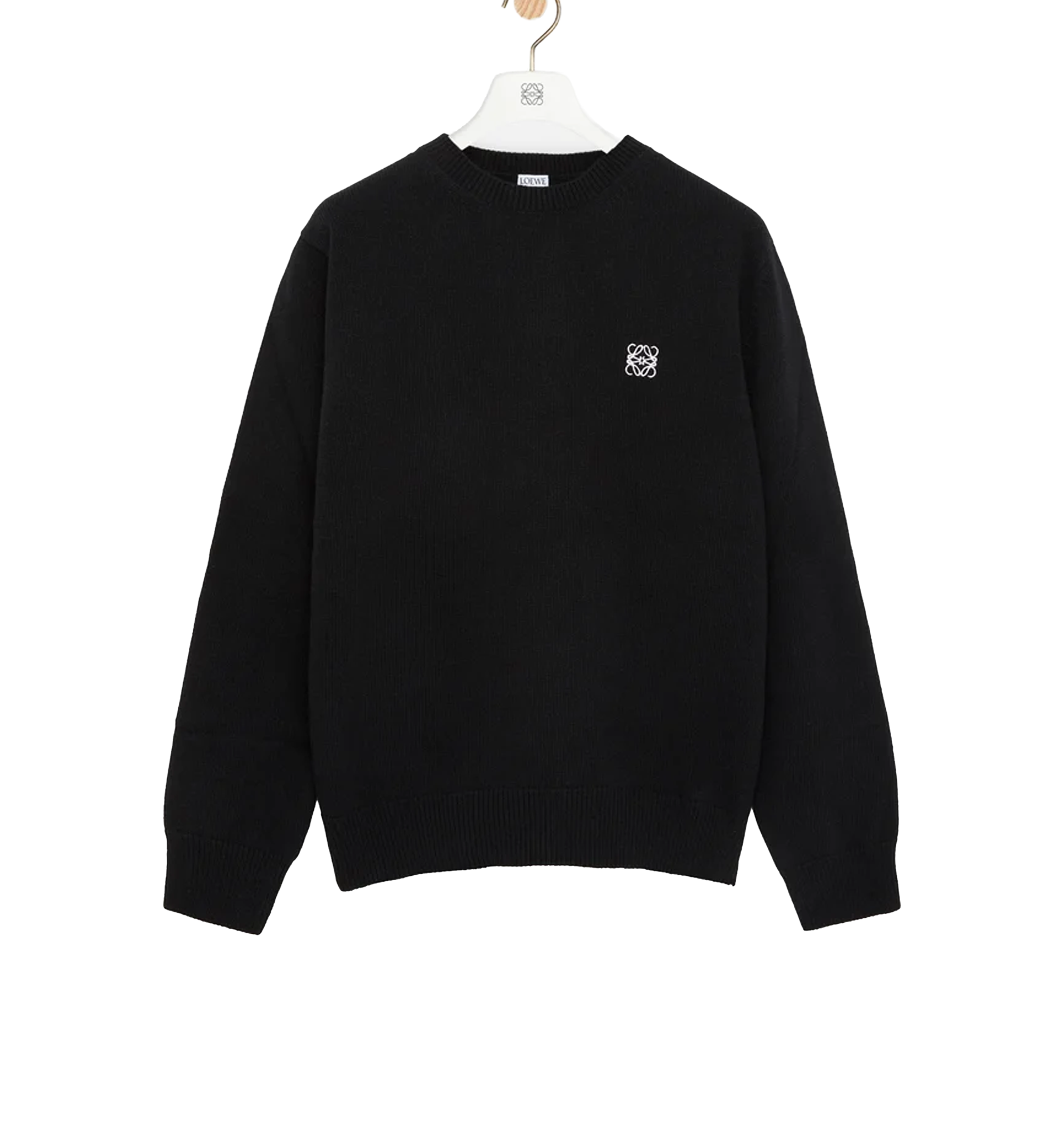 Crewneck knitwear in wool