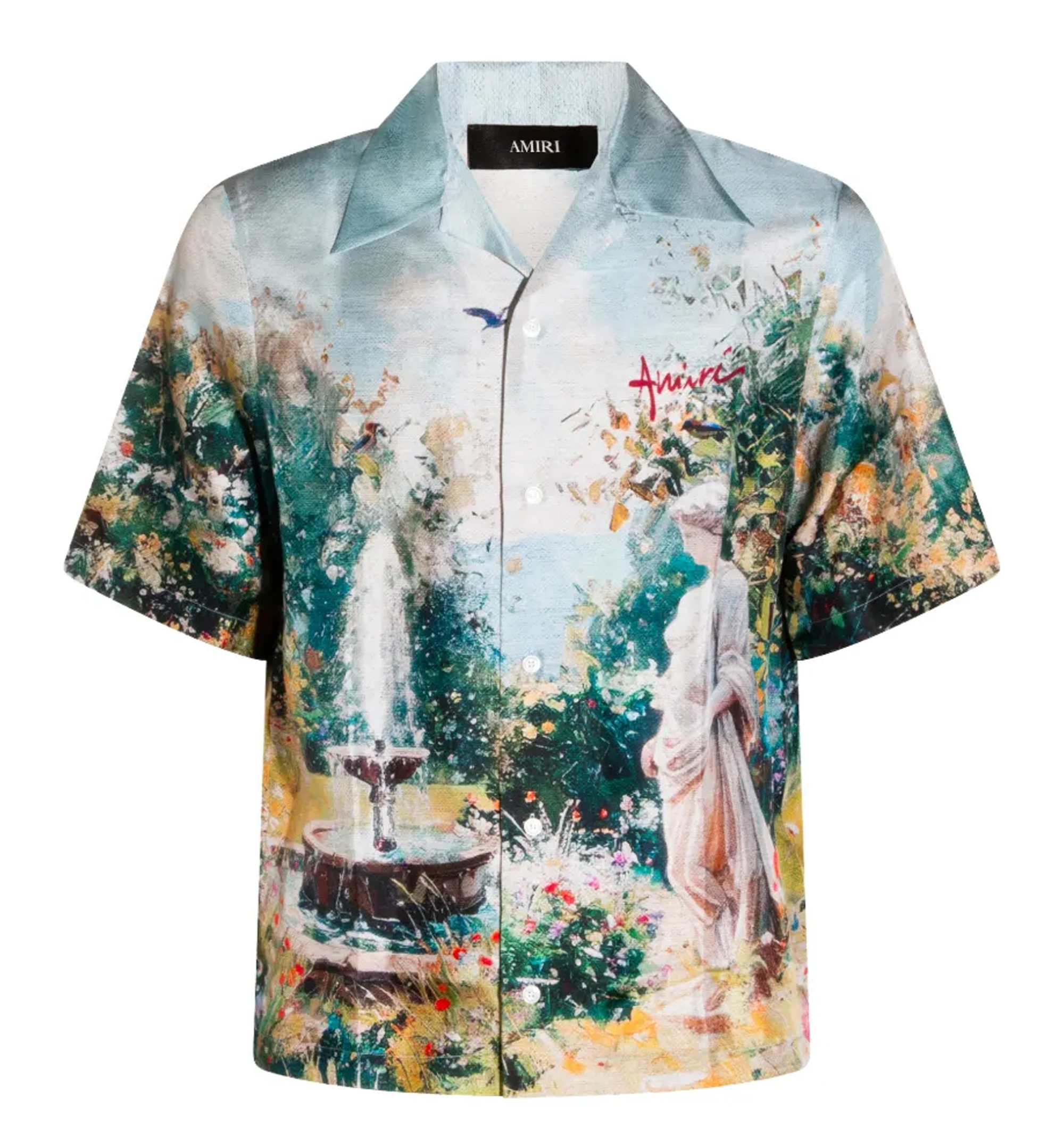 Buttoned floral print shirt