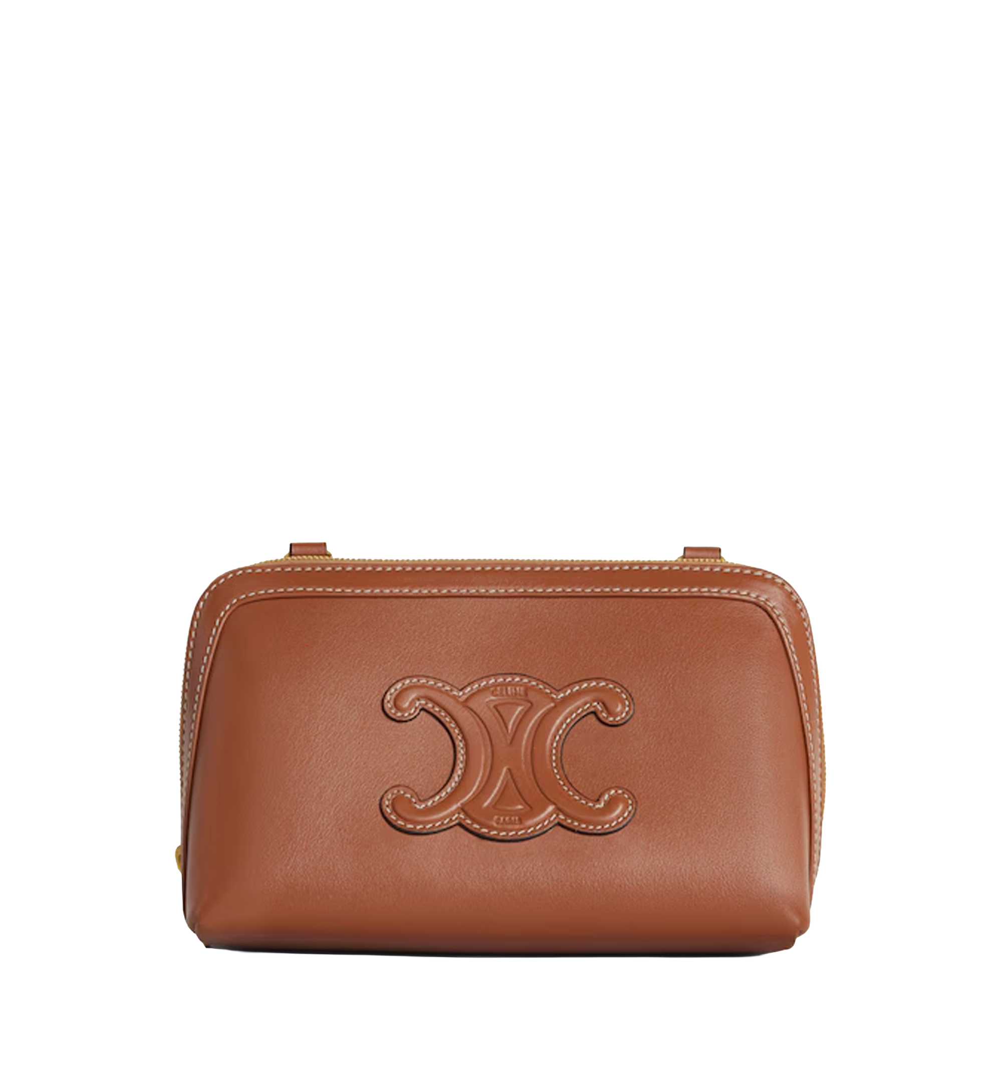 Clutch on Chain IN smooth calfskin
