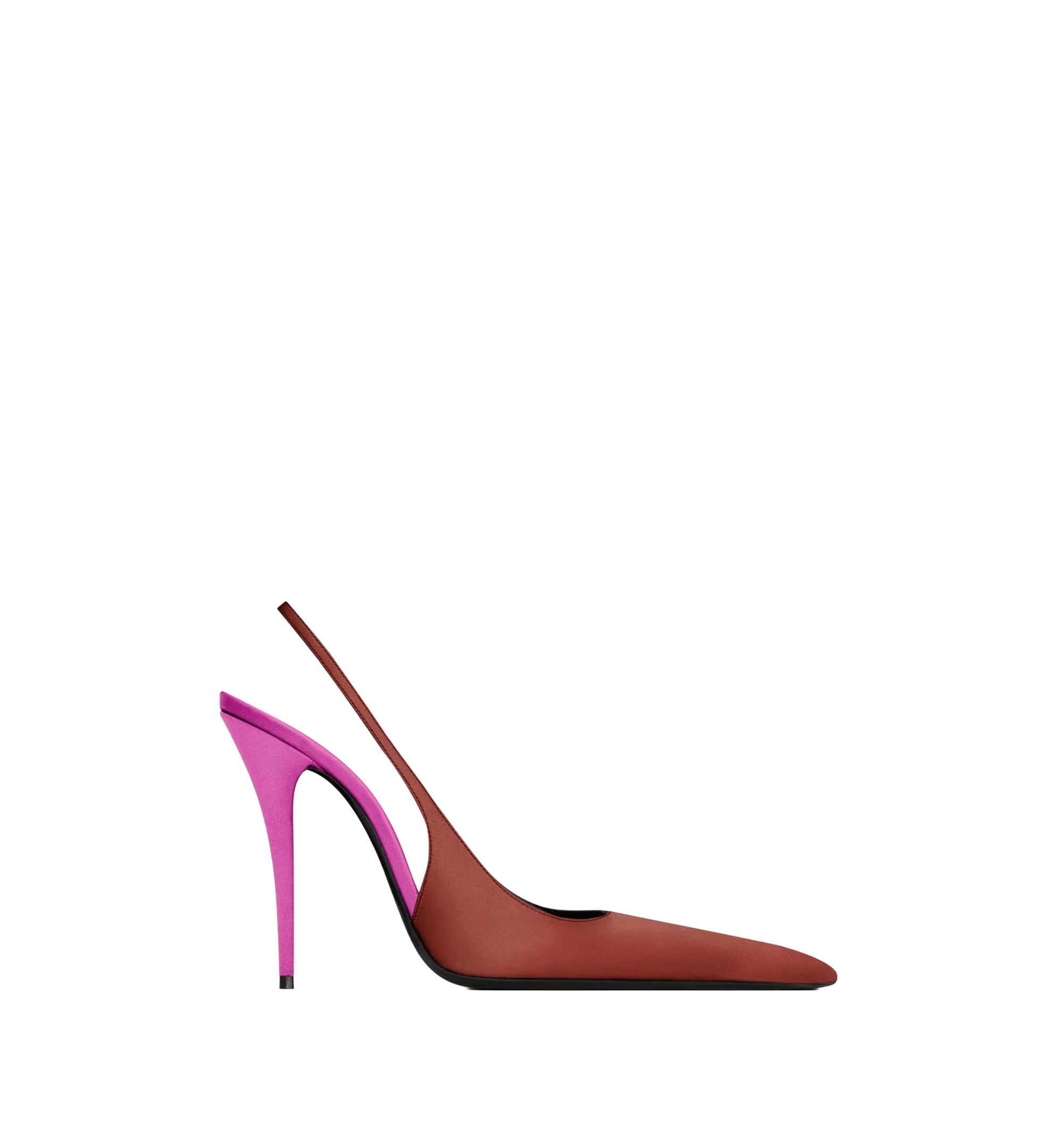 Deroche Slingback Pumps In Satin Crepe