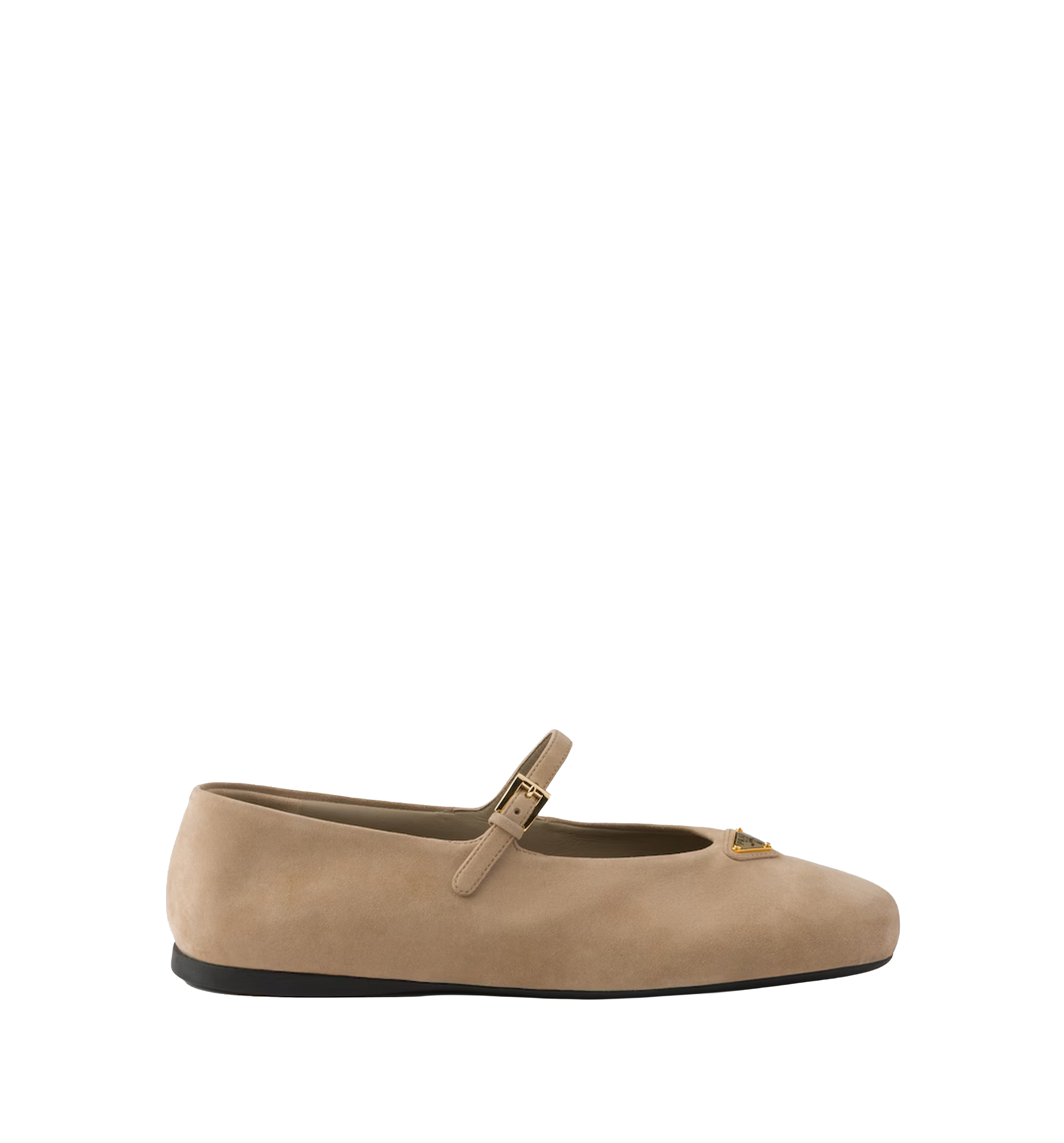 Suede ballerinas