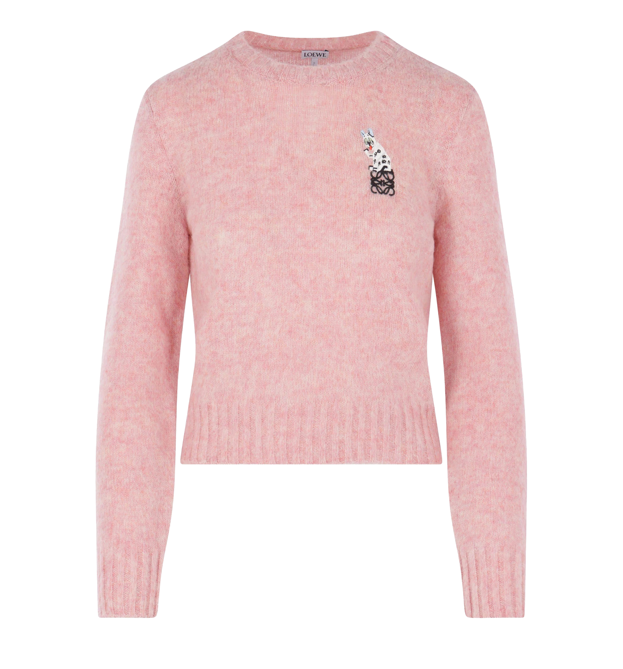 Crewneck knitwear in wool