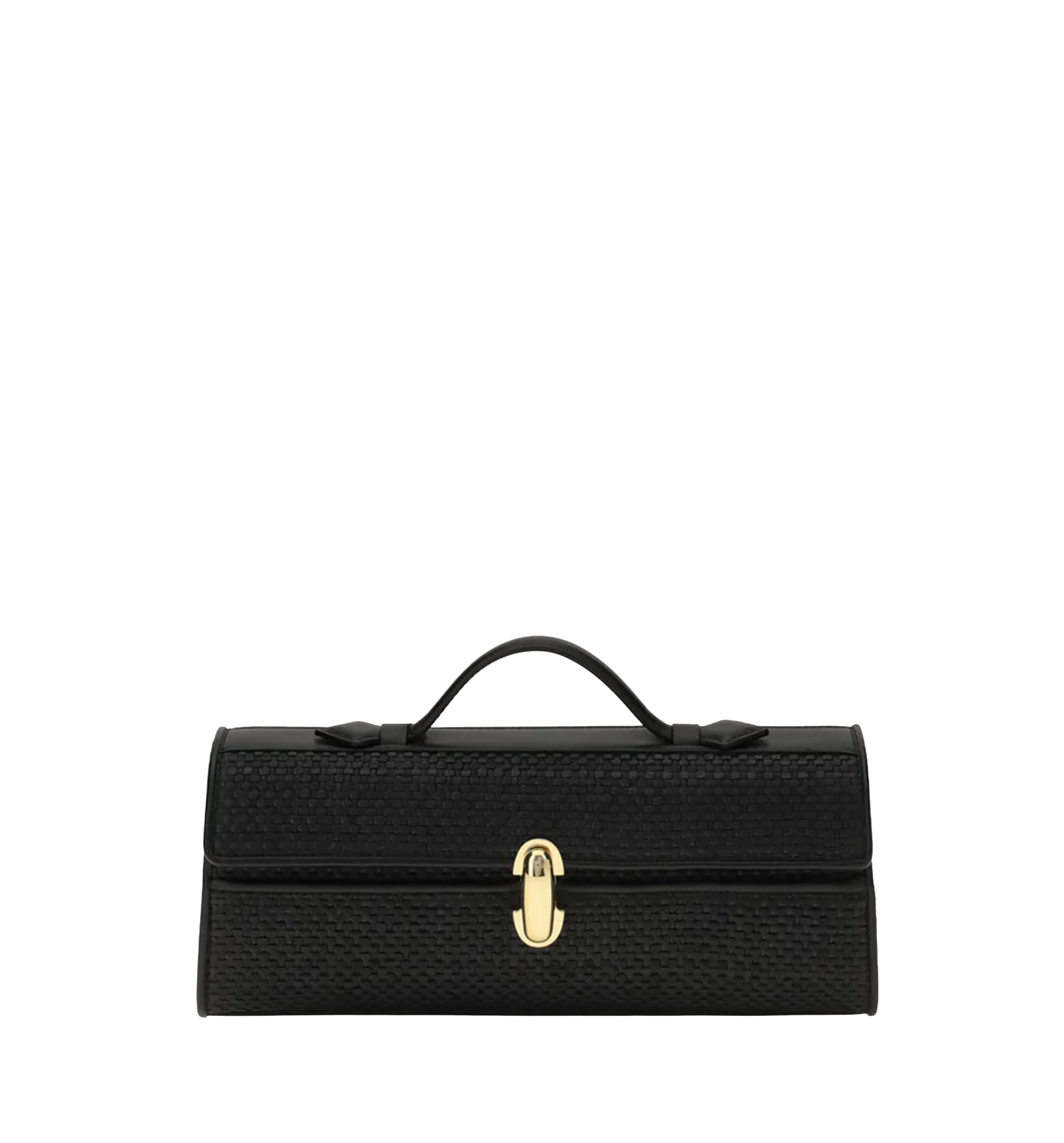 Slim Symmetry Pochette In rafia