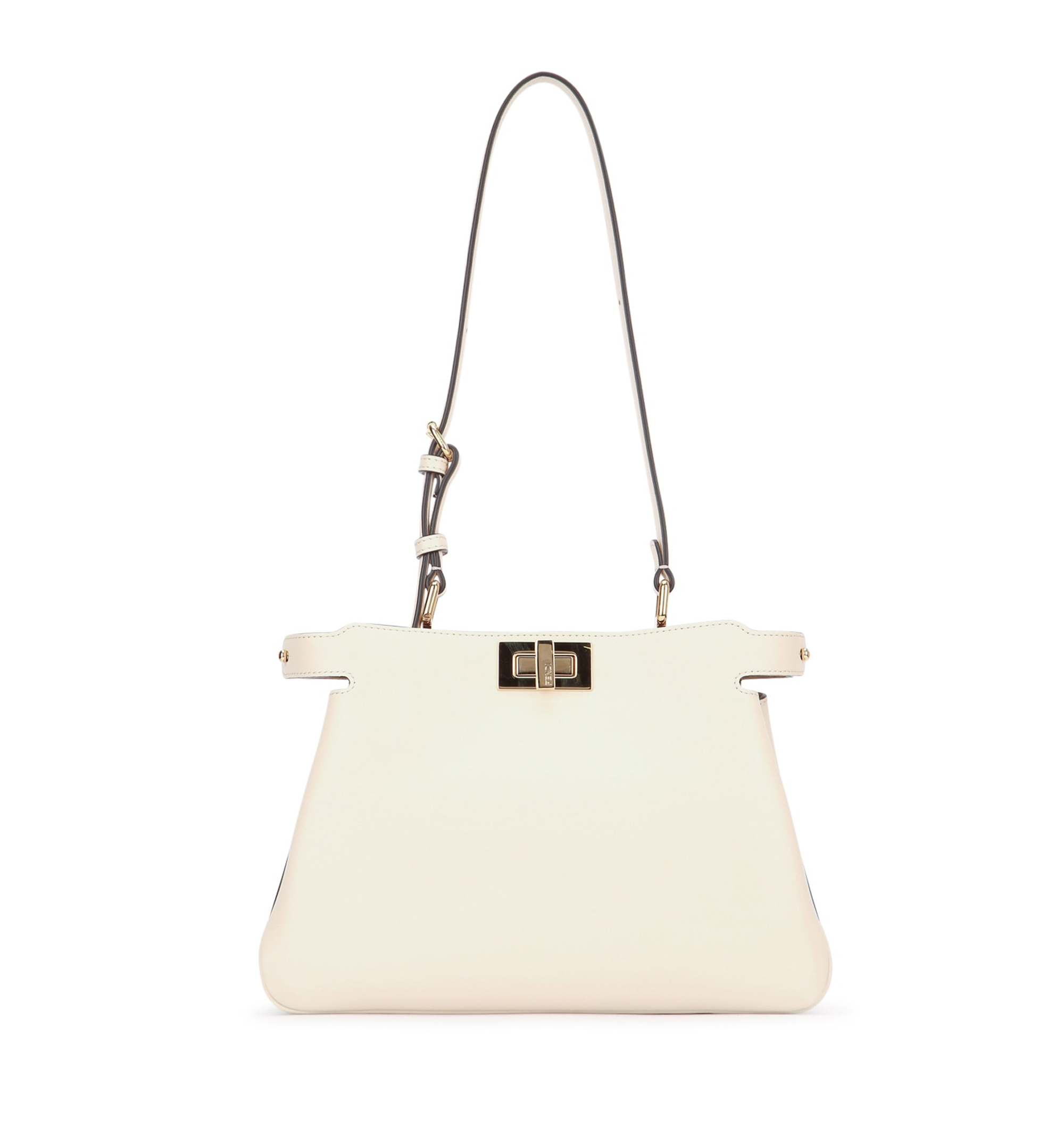 Peekaboo Twist-Lock Small Shoulder Bag