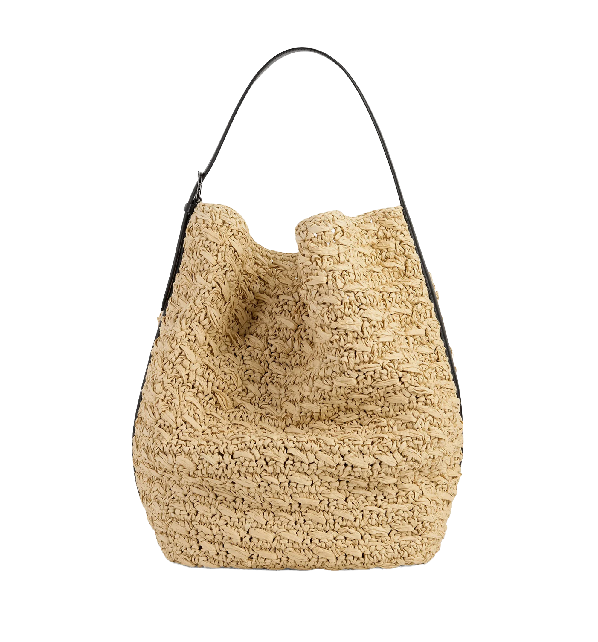 Raffia shoulder bag
