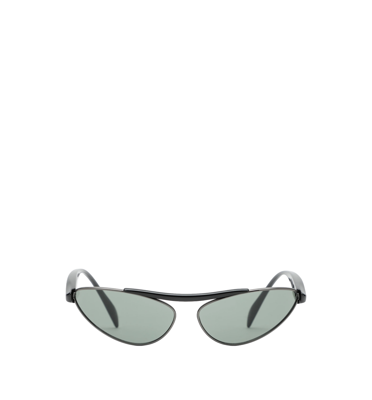 Oval sunglasses in acetate