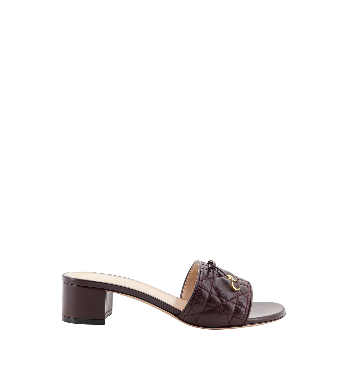 Dior Cannage Heeled Slide