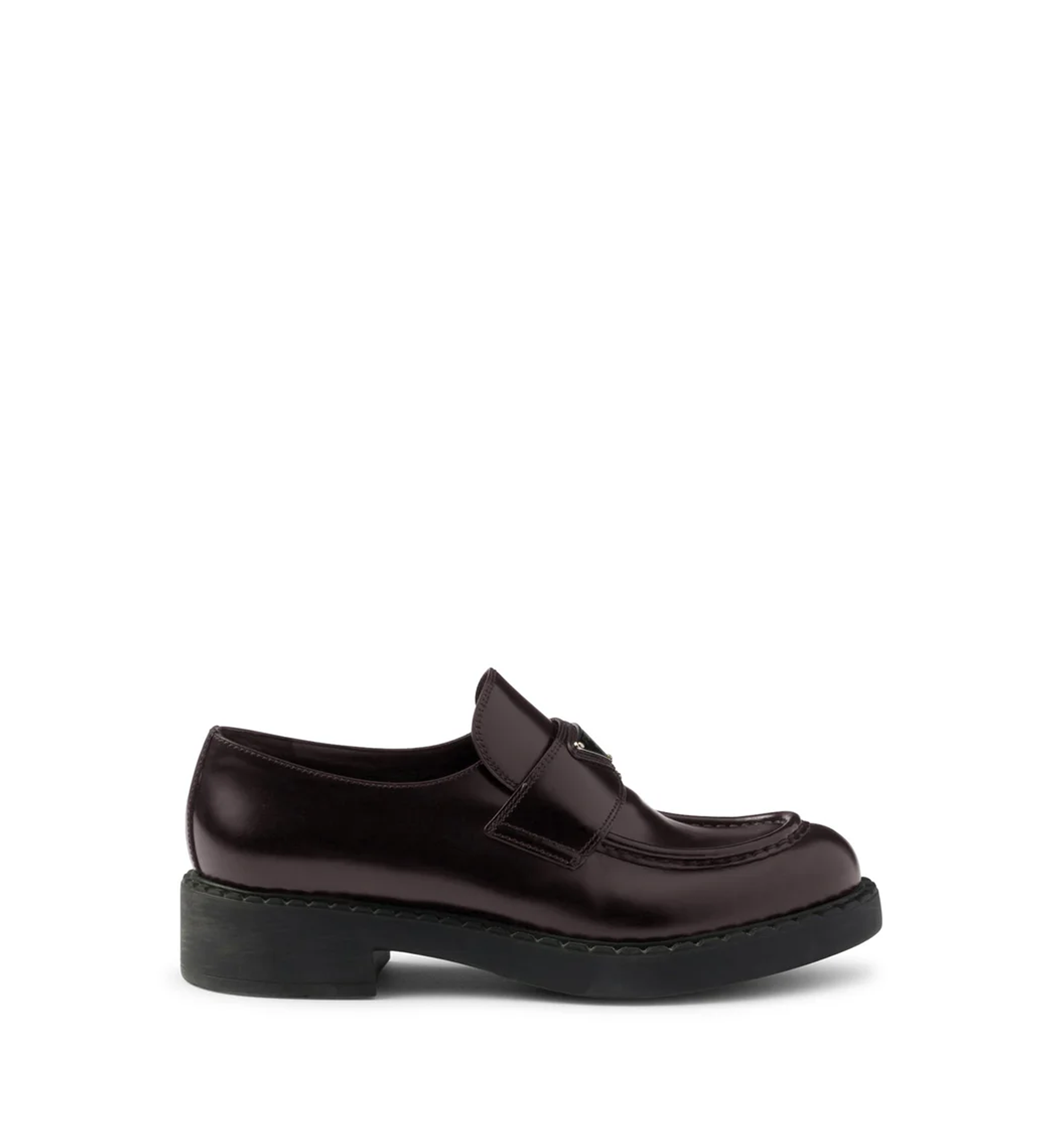 Chocolate Brushed Leather Loafers