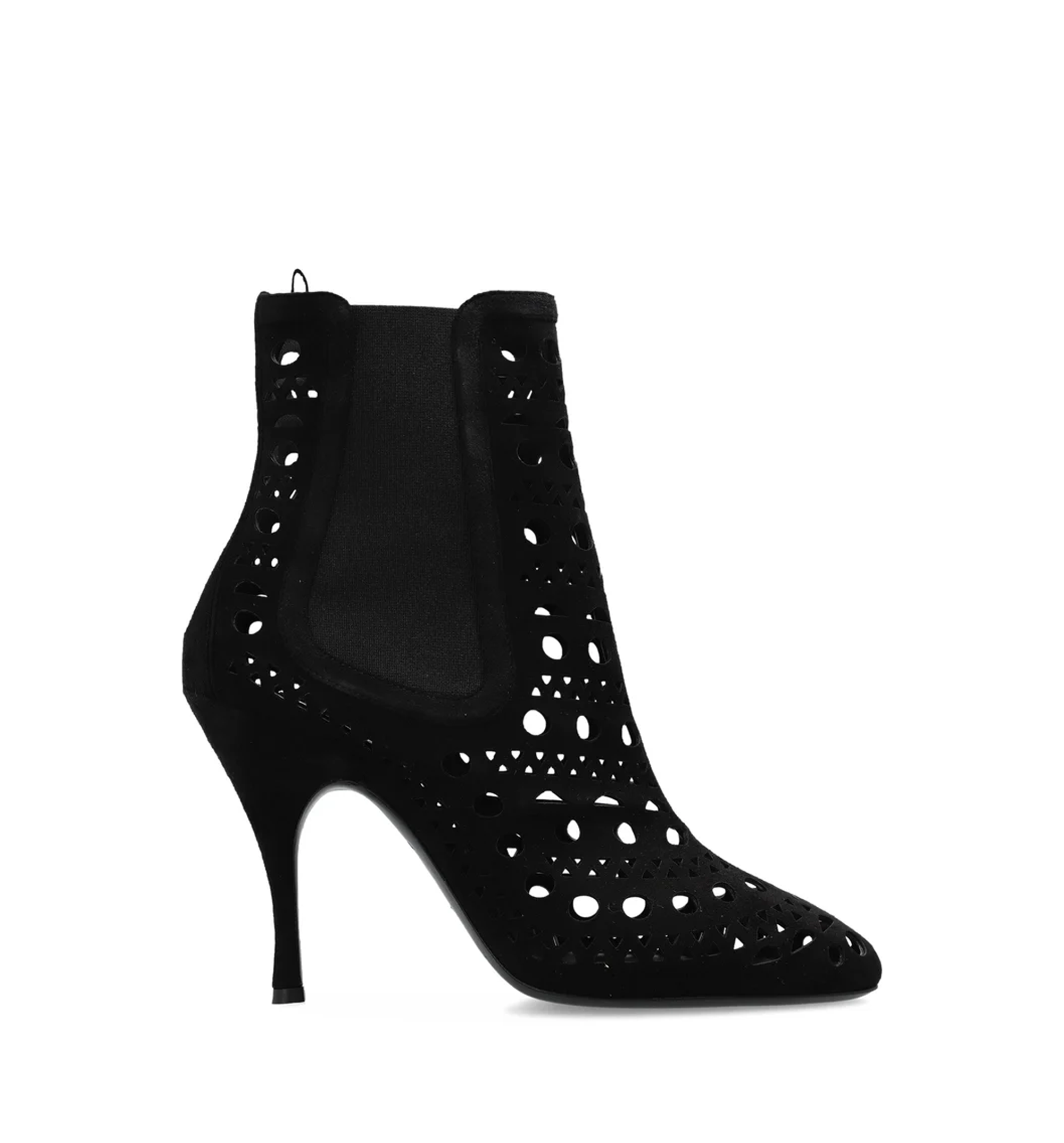 Alaïa Cut-Out Detauled Ankle Boots