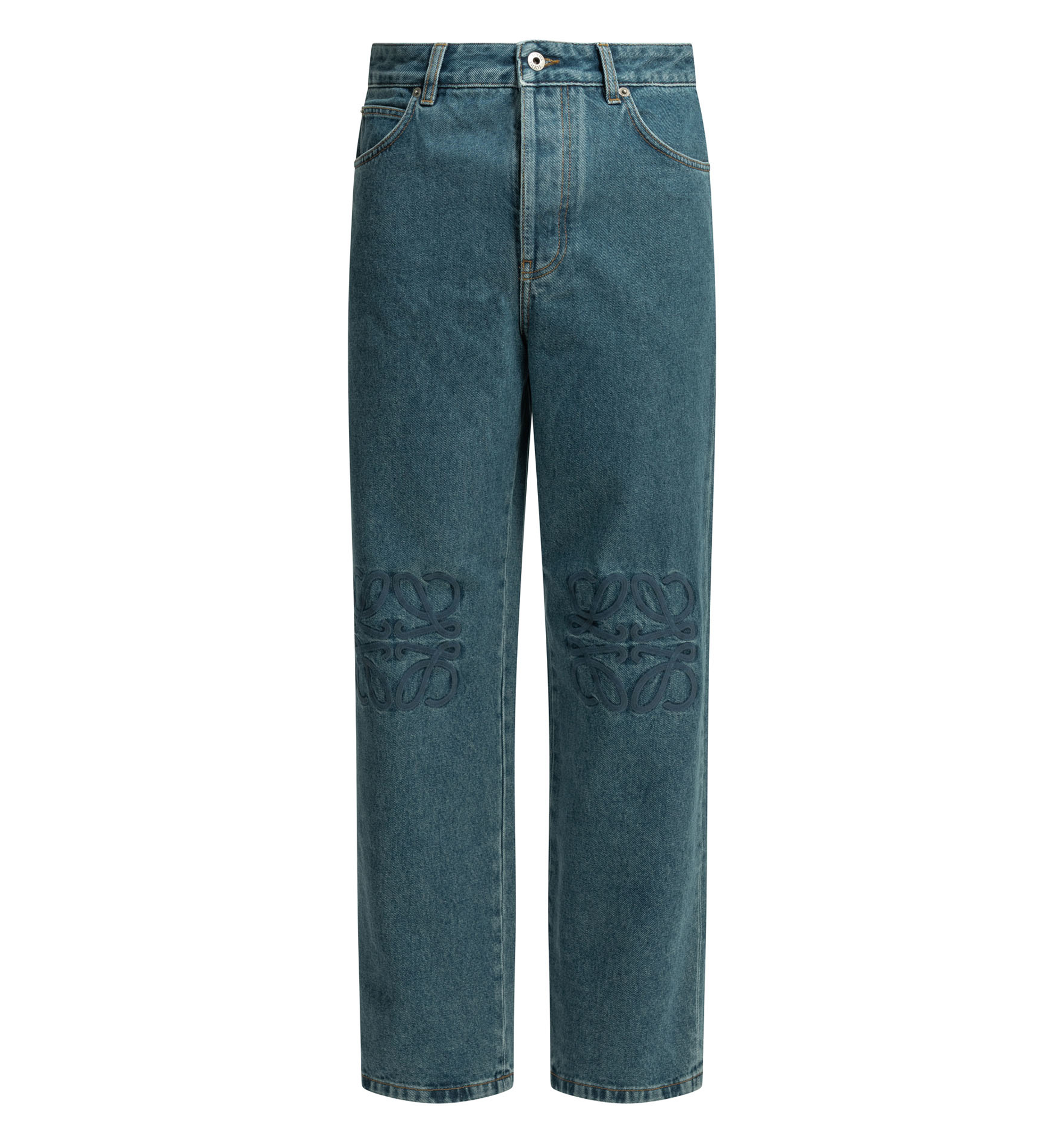 Wide leg jeans with Anagram