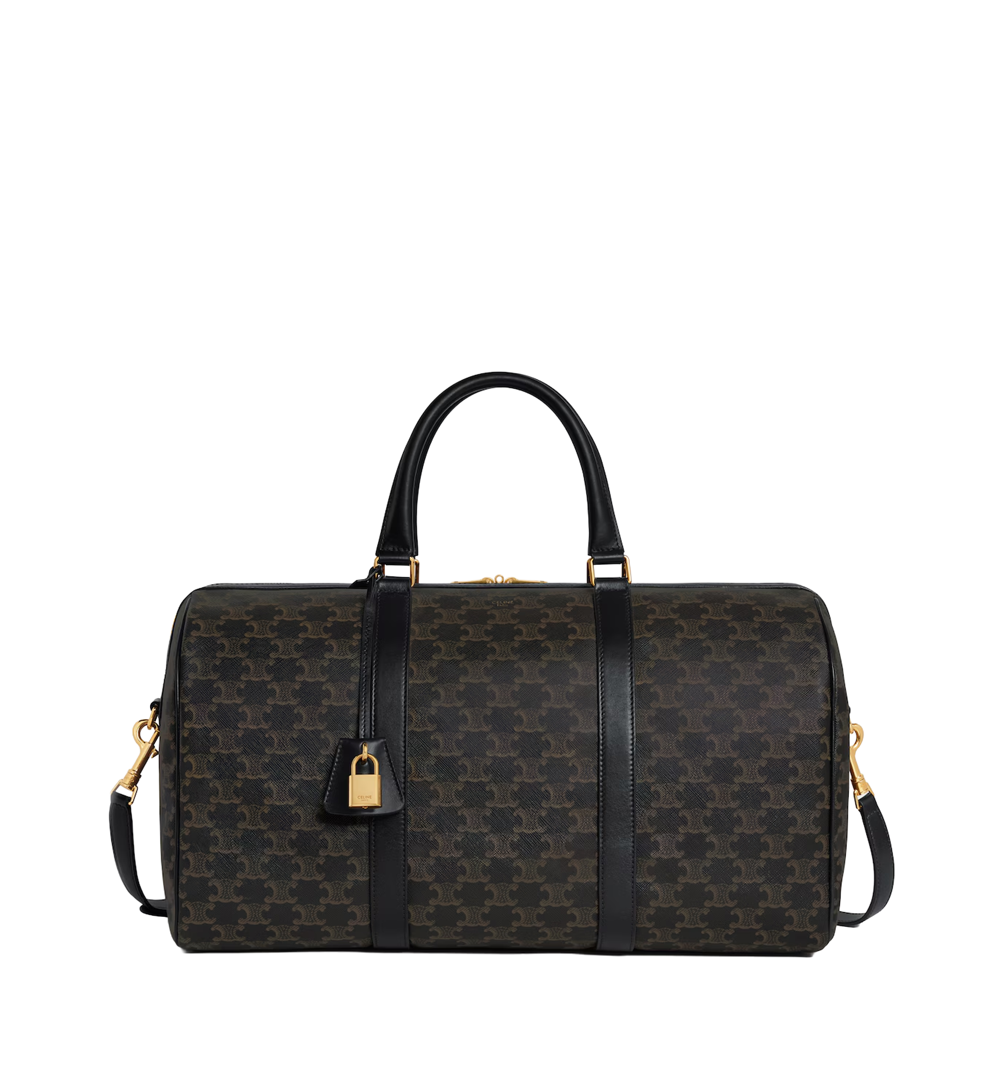 Travel Bag In Triomphe Canvas And Calfskin