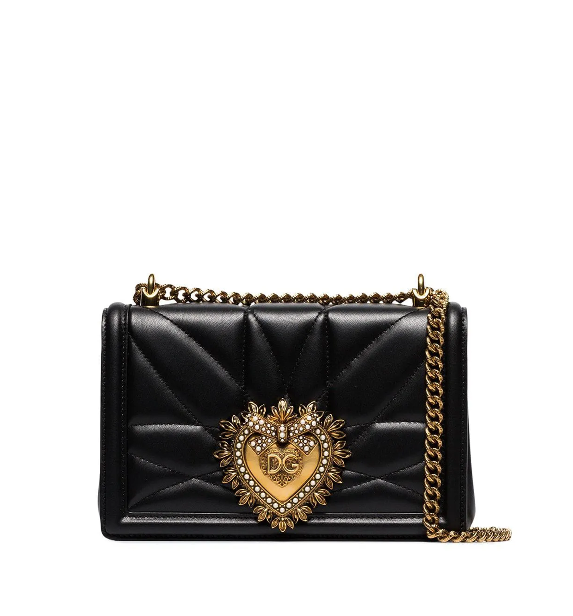 Medium Devotion matelassé nappa Shoulder Bag