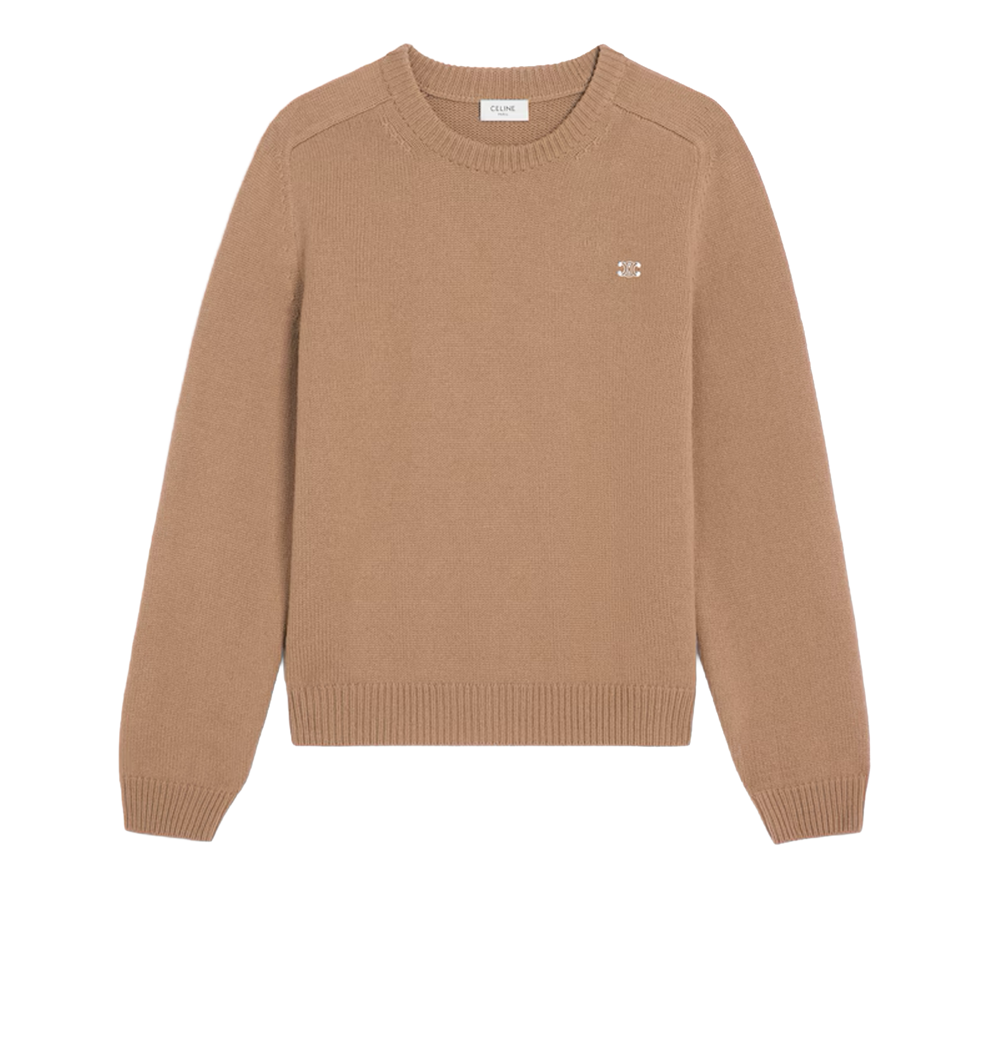Triomphe Crew Neck Sweater In Wool And Cashmere