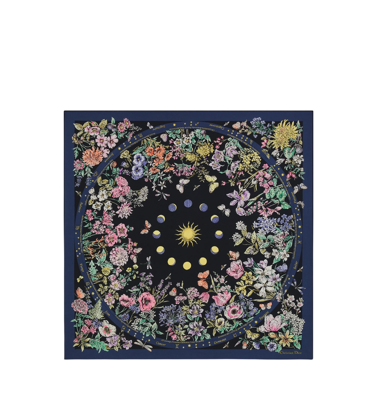 "Dior Astral Flowers 90" foulard