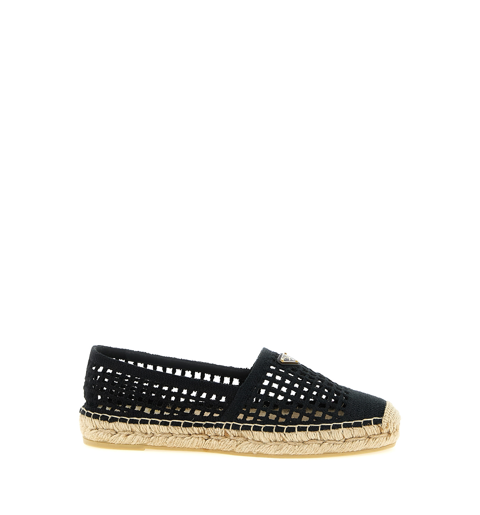 Crochet knitted espadrilles