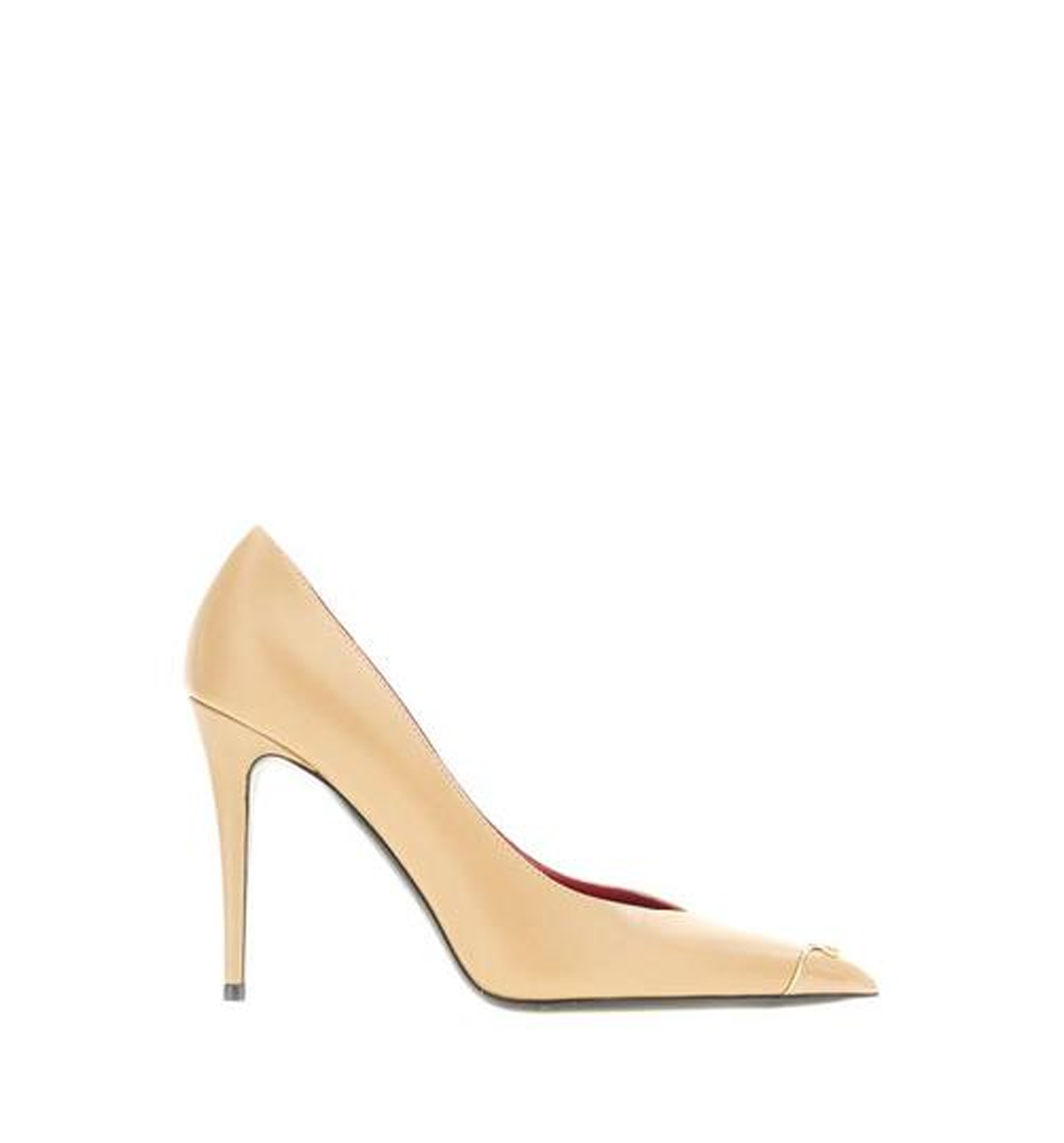 Leather Pointed Toe Stiletto Pumps