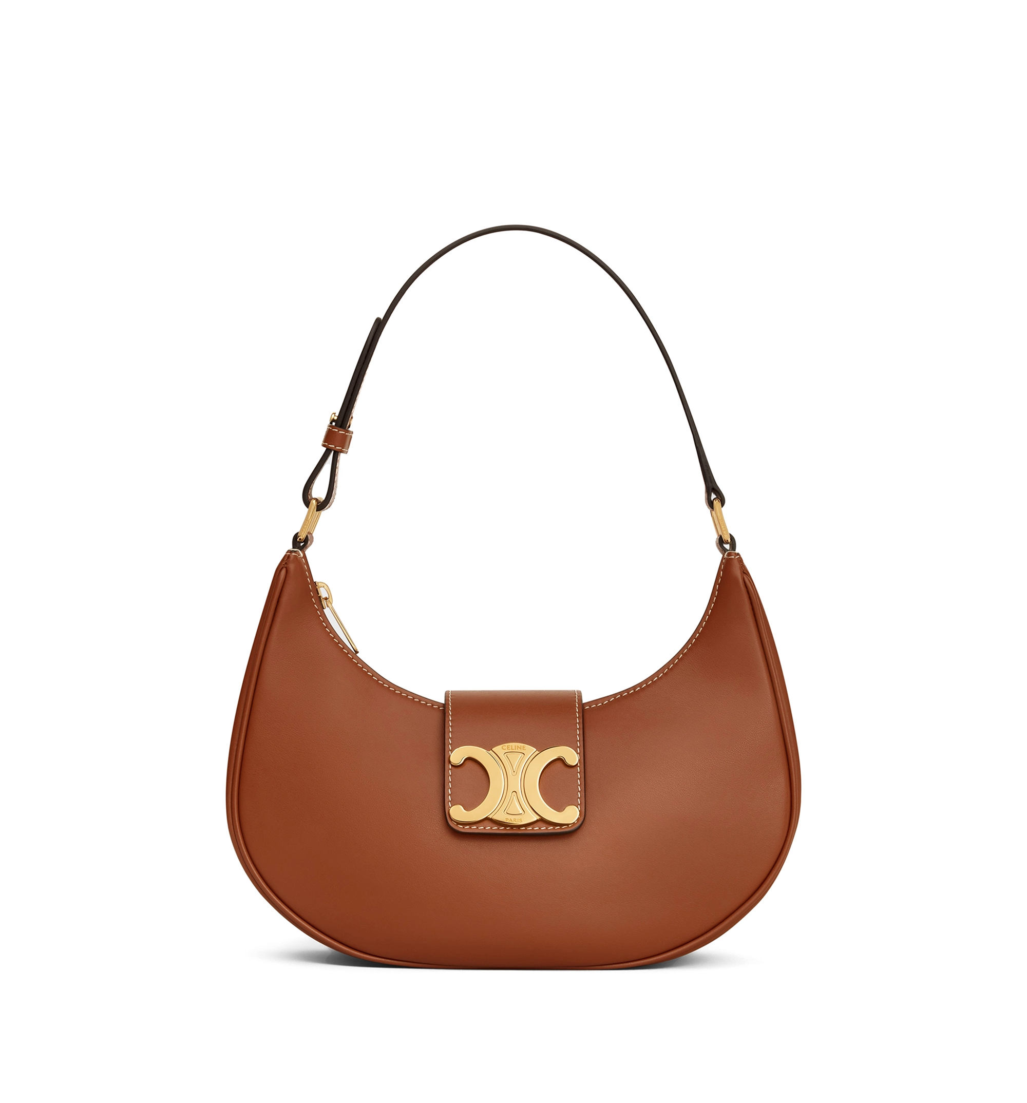 Medium Ava Triomphe leather crossbody bag