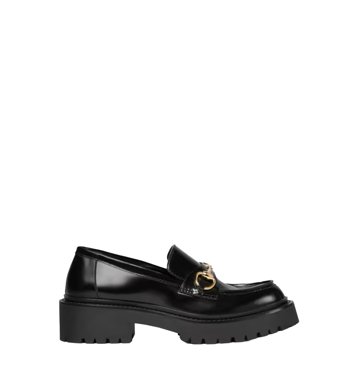 Women's loafer with Horsebit and lug sole