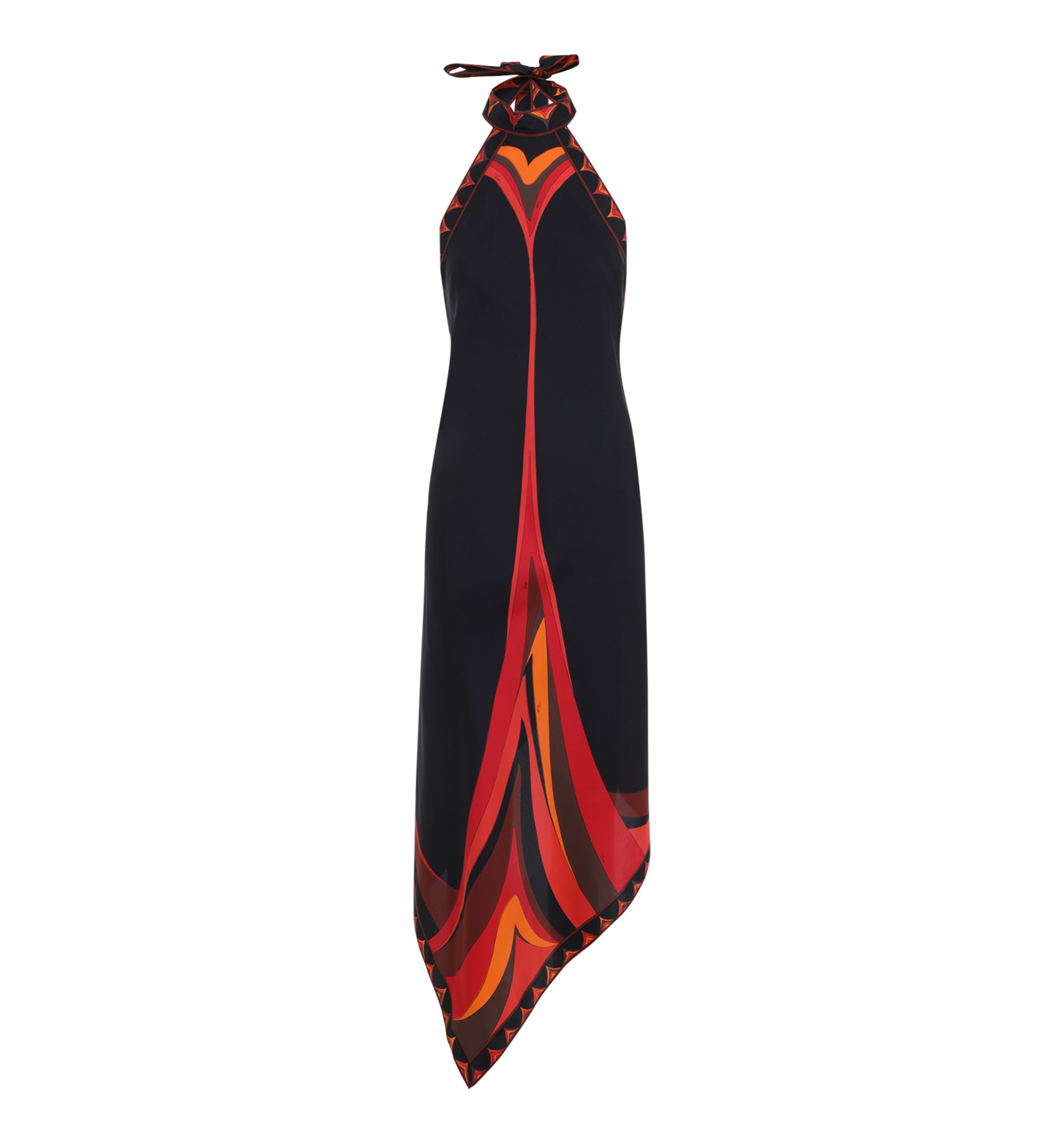 Fari Print Silk Dress