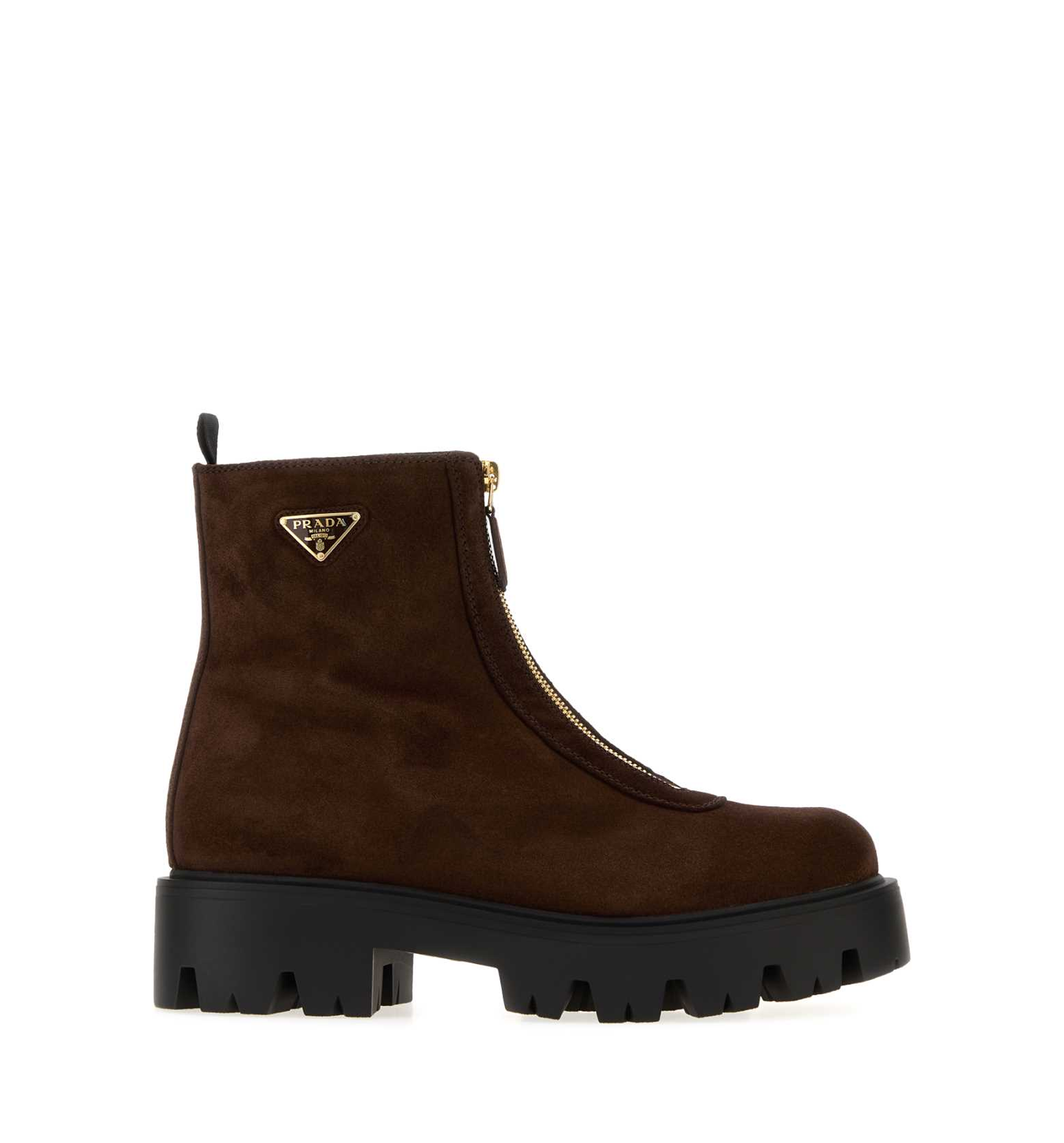 Suede ankle boots