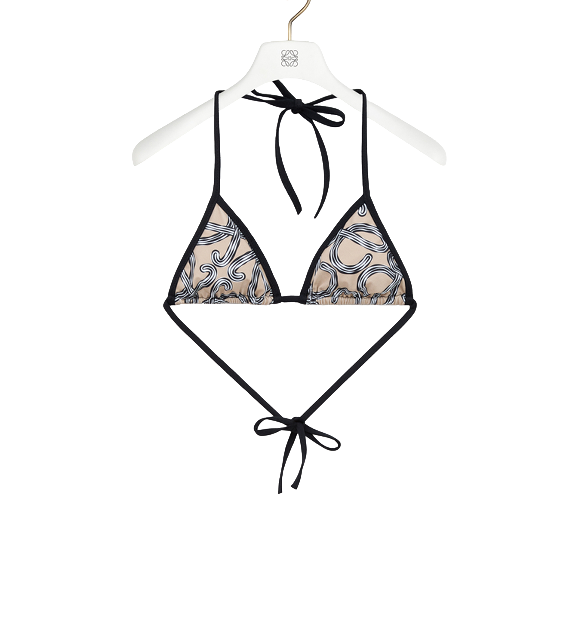 Bikini top in technical jersey