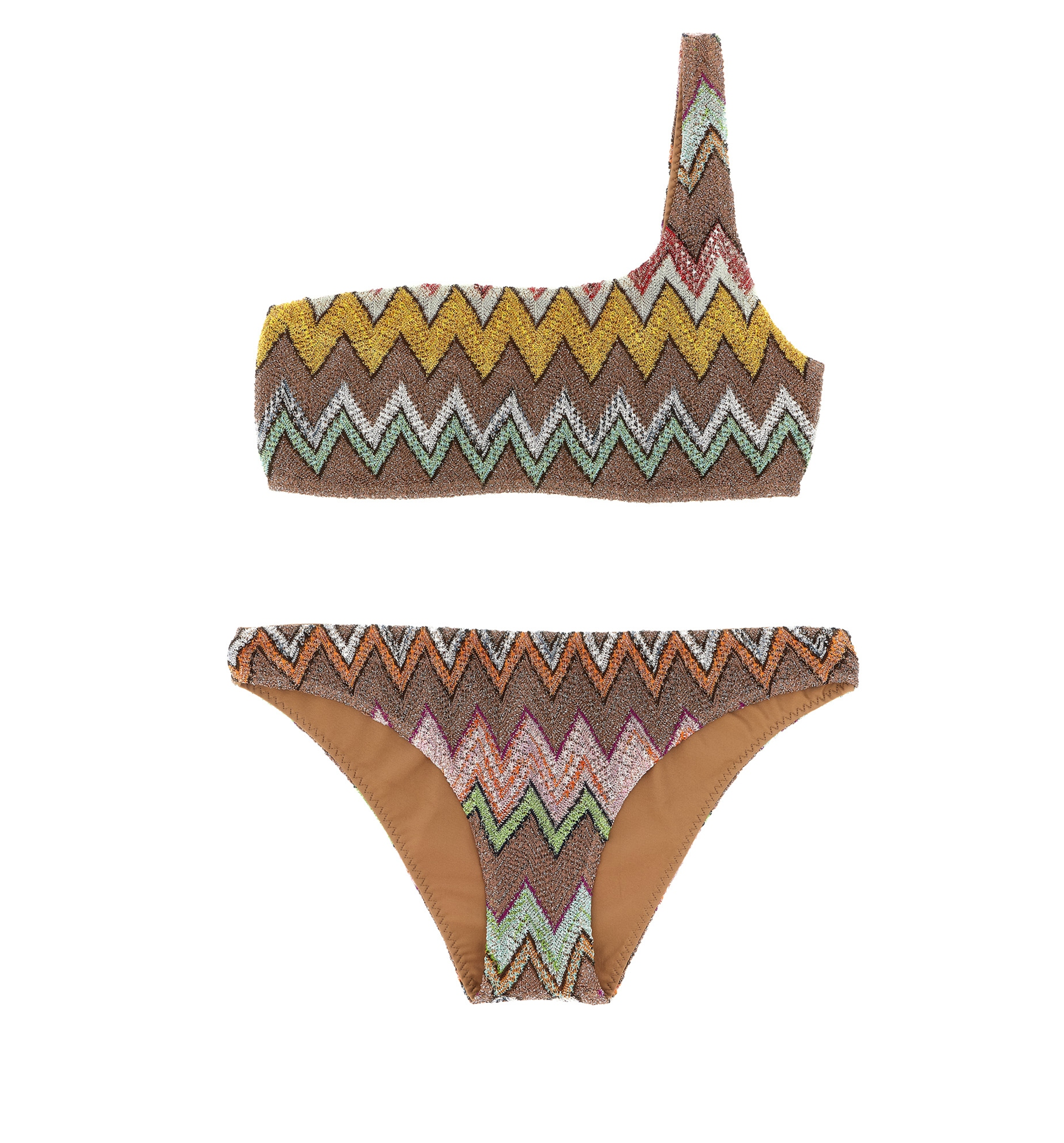 Lamé viscose bikini