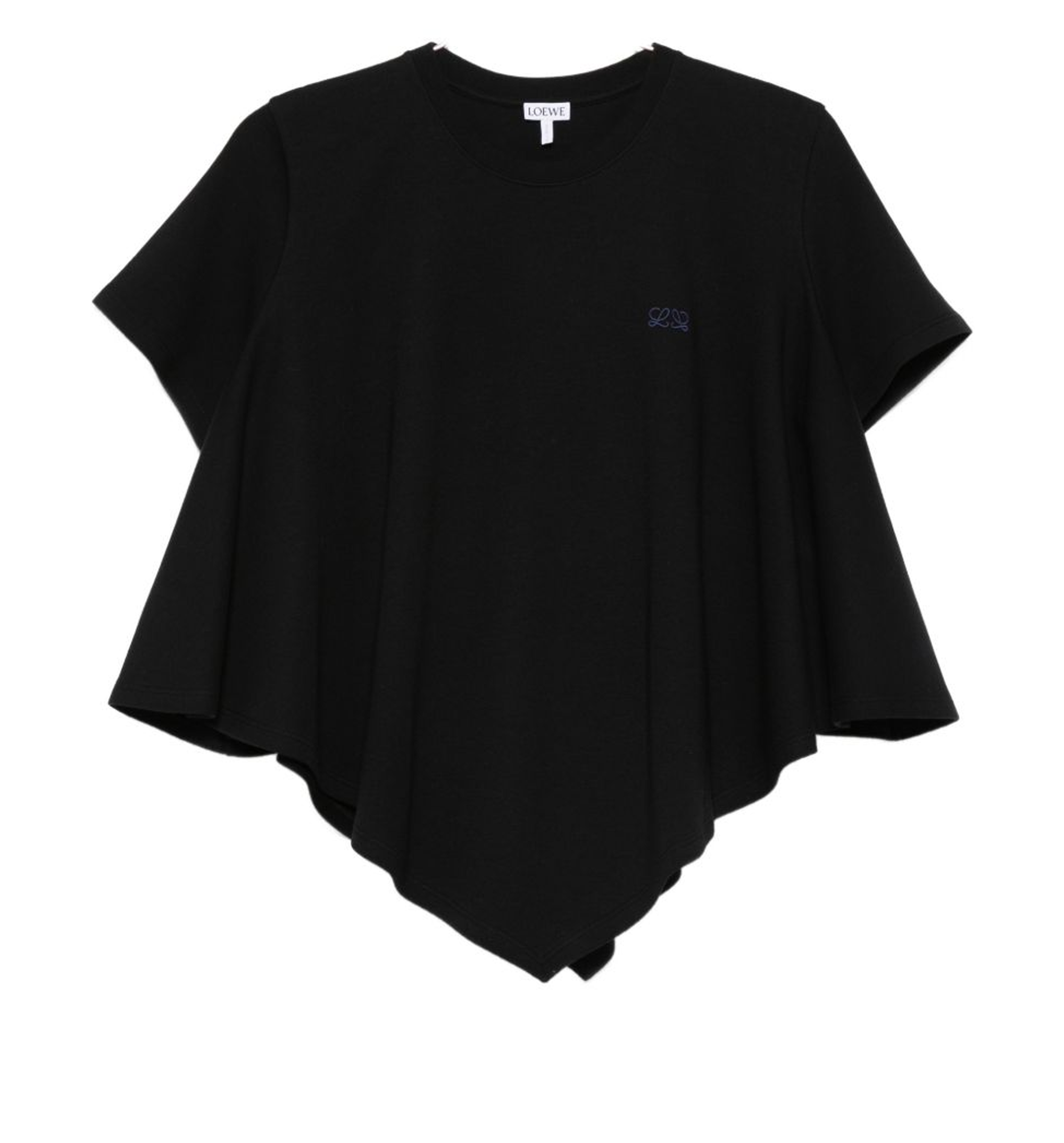 Cape t-shirt in cotton blend