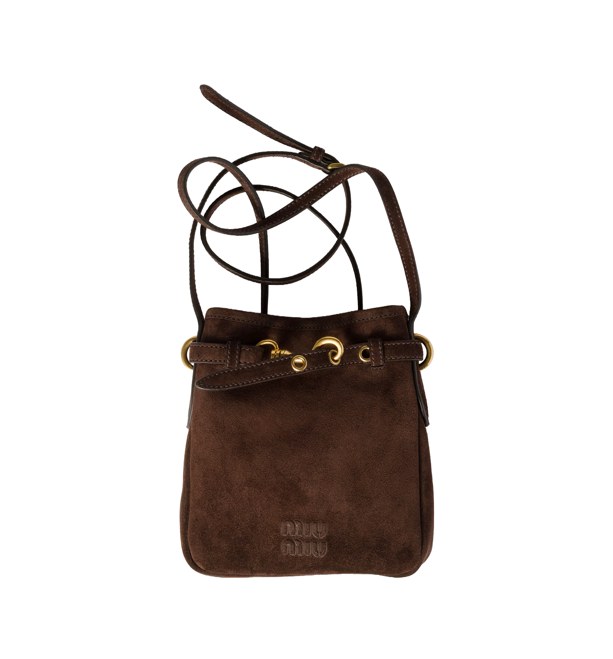 Suede pouch