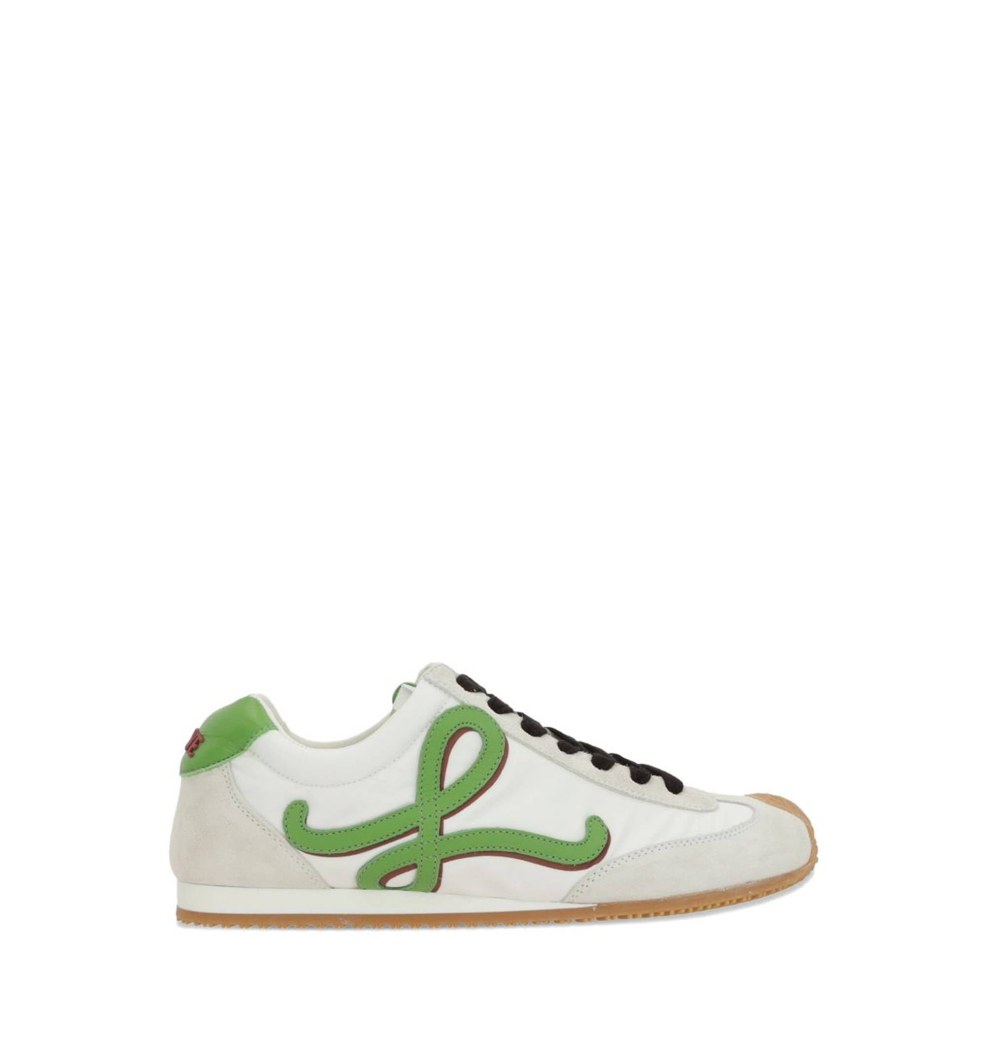 Ballet Runner 2.0 Sneakers in Nylon and Calfskin
