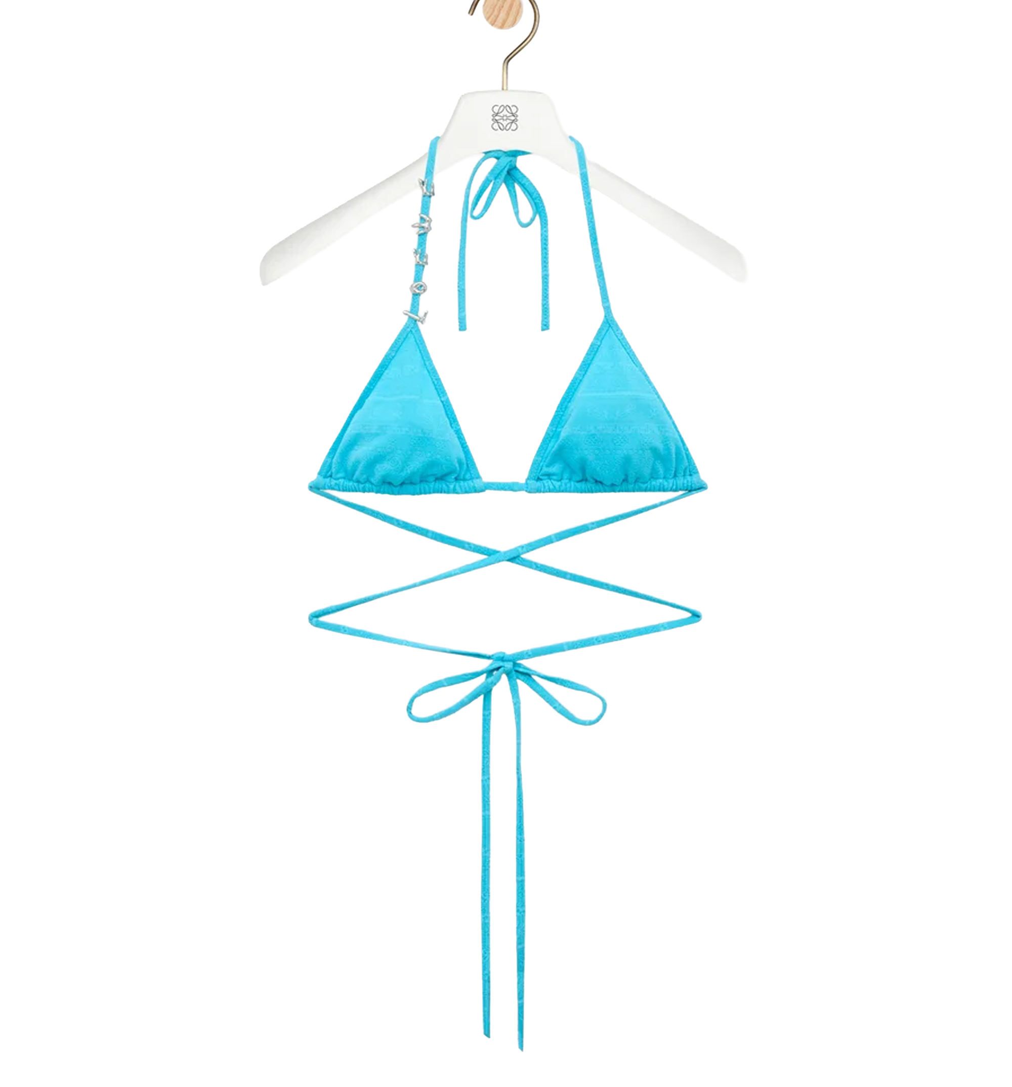 Bikini top in technical jersey