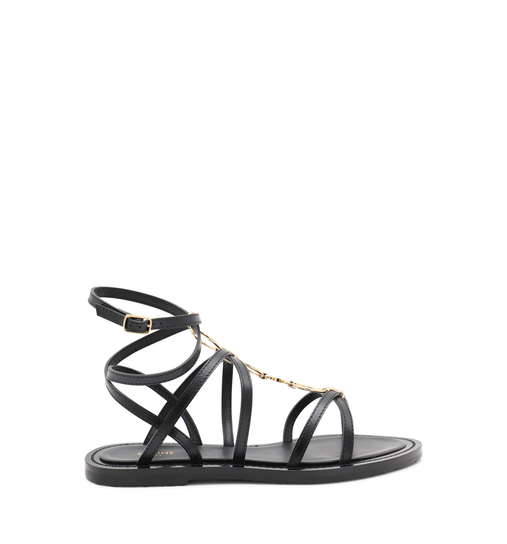 Lympia Strappy Jewel Sandals in Calfskin