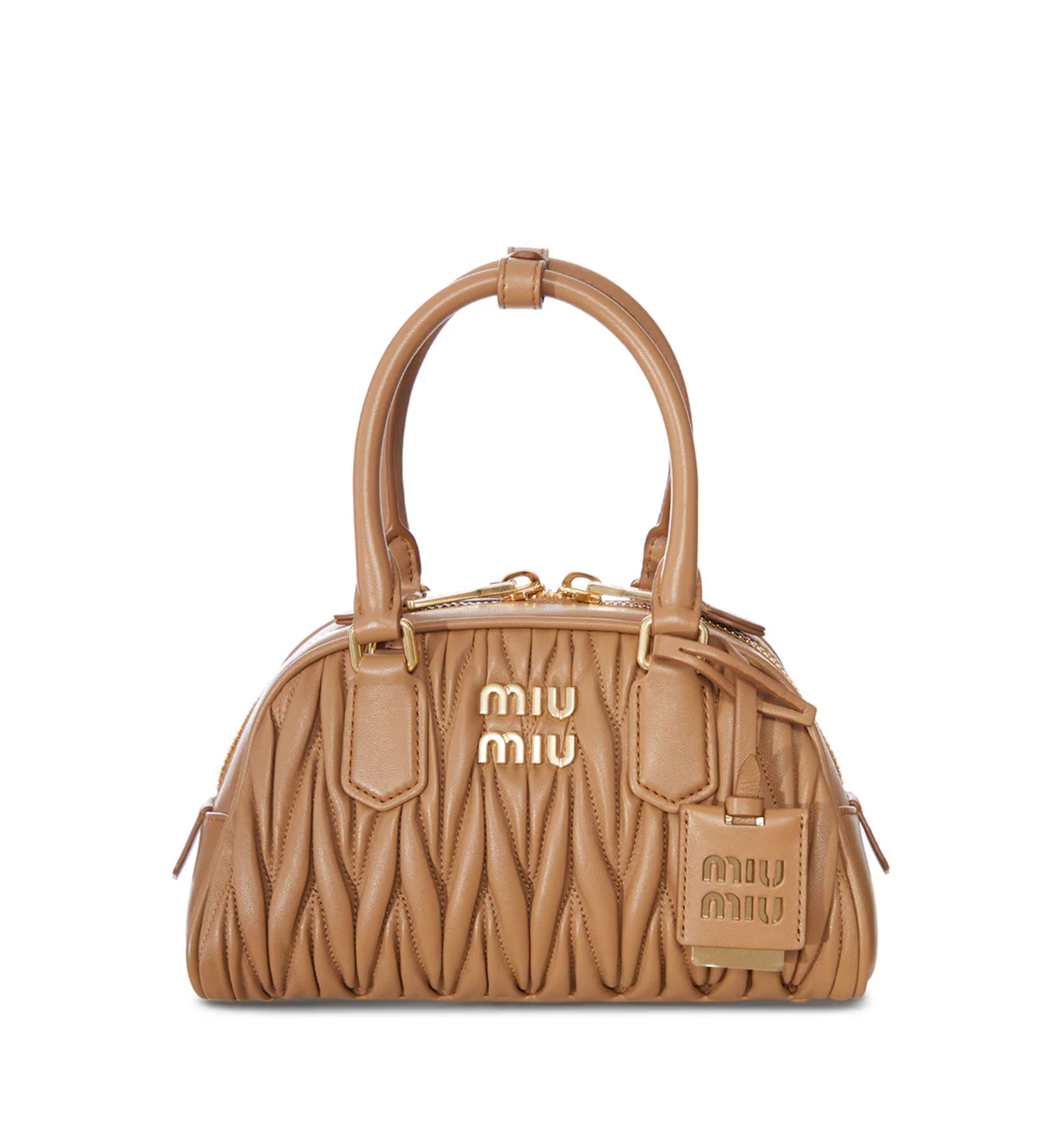 Arcadie matelassé nappa leather bag