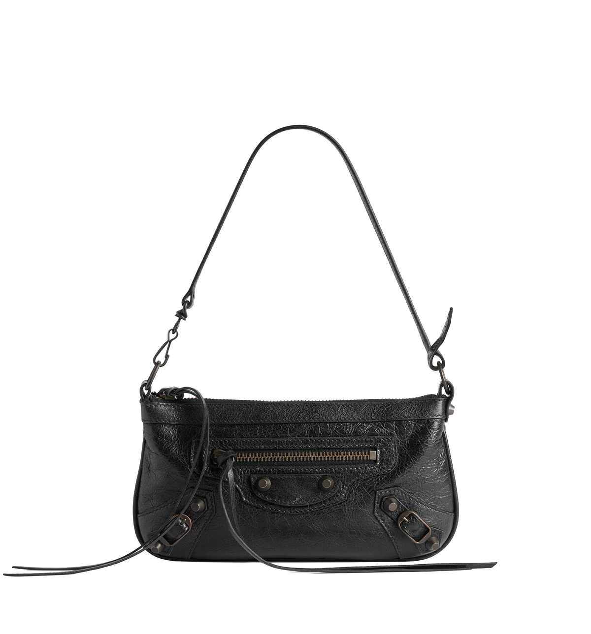 Women's Le City Pouch On Strap in Black