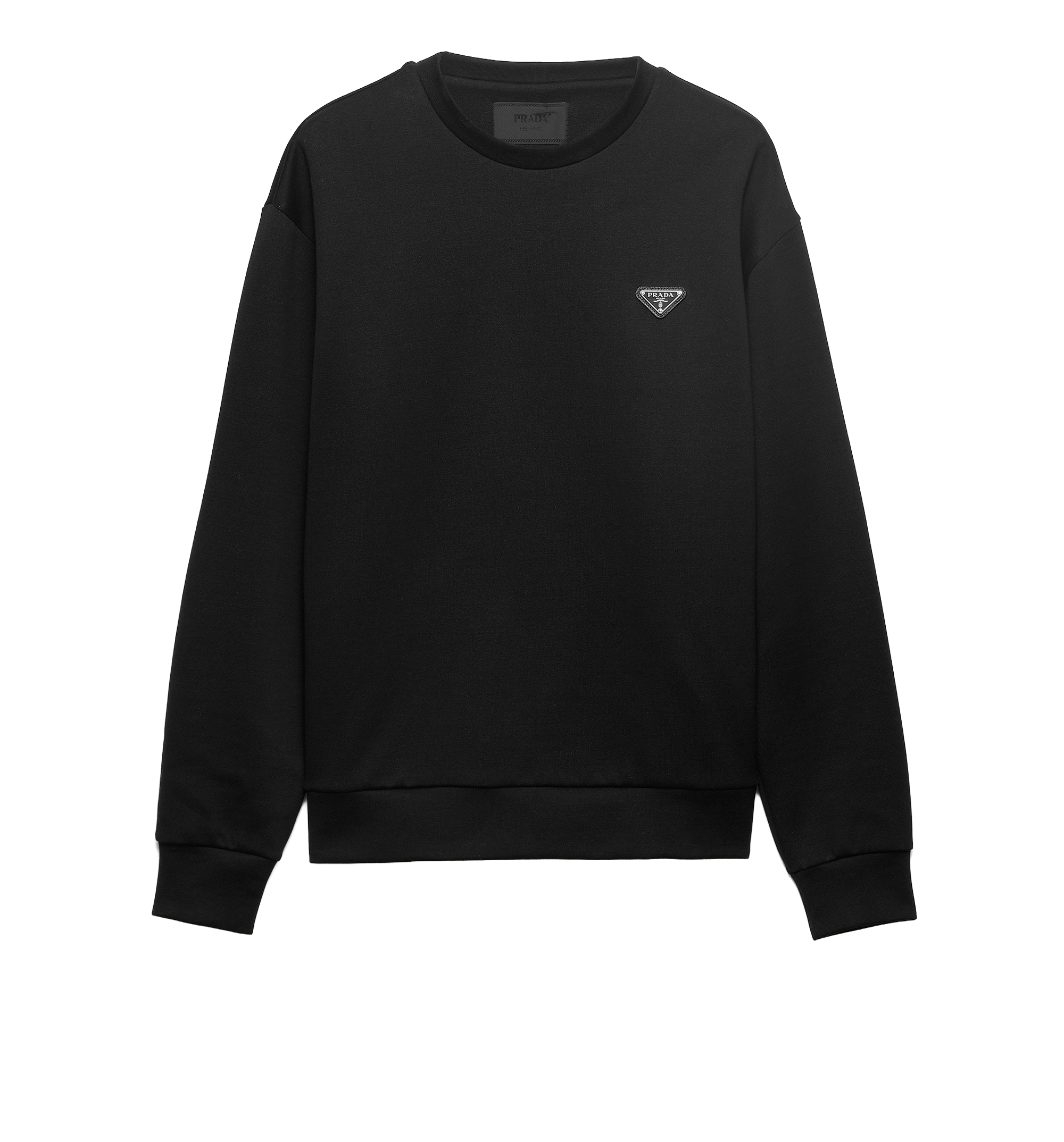 Technical cotton sweatshirt