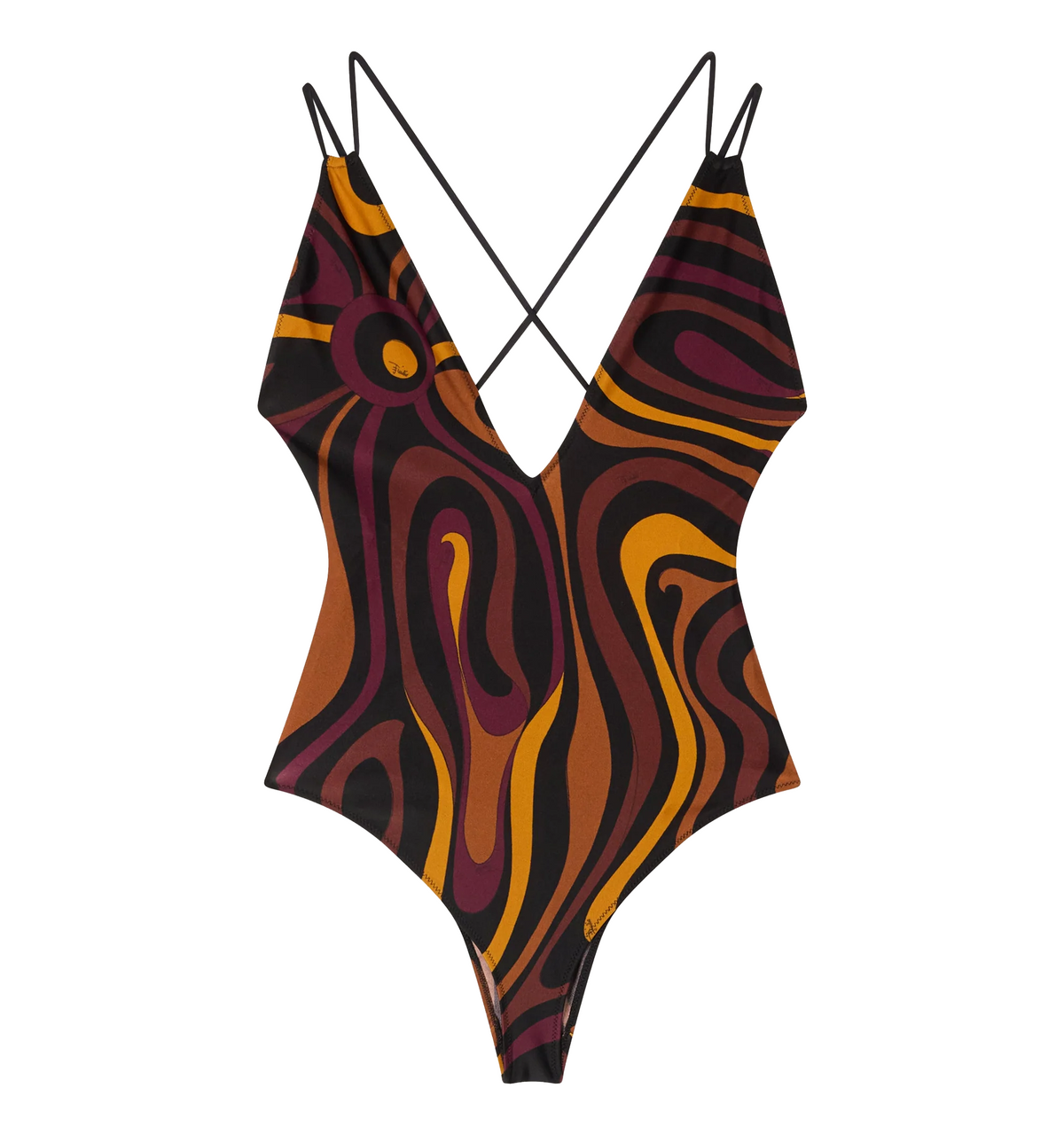 Marmo Print Swimsuit