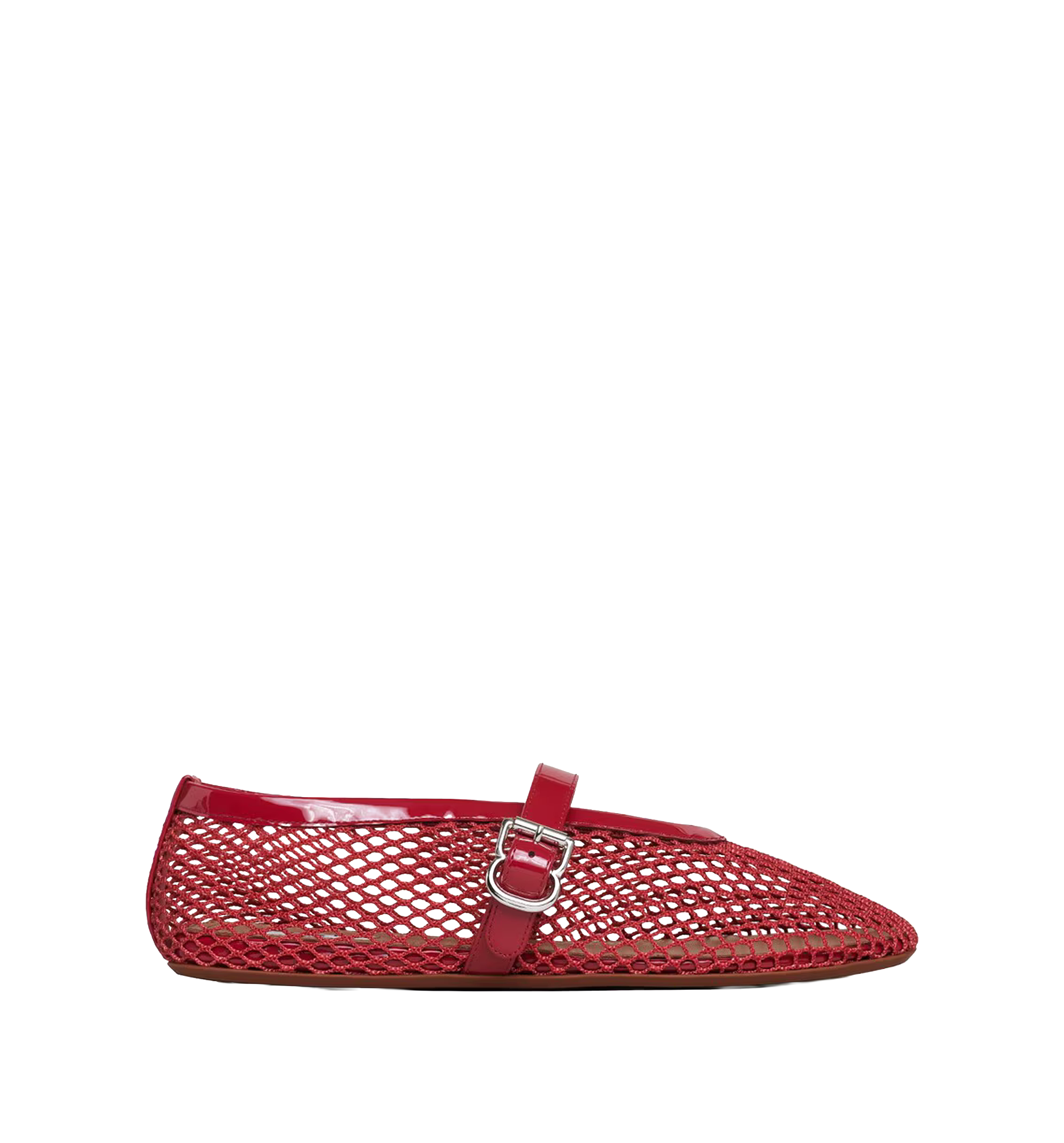 Ballet Flats In Fishnet