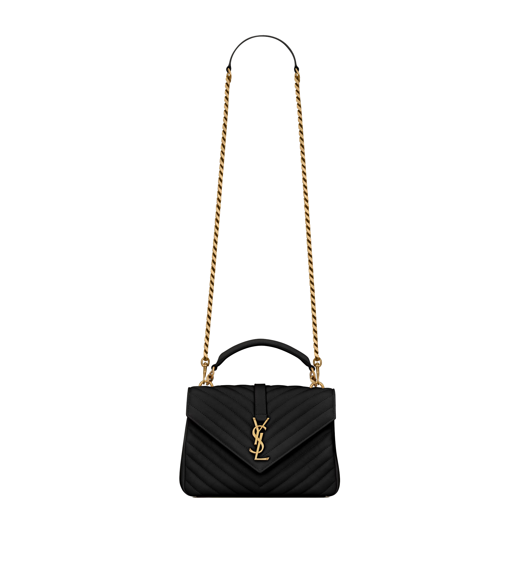 Collège Medium Chain Bag in Quilted Leather