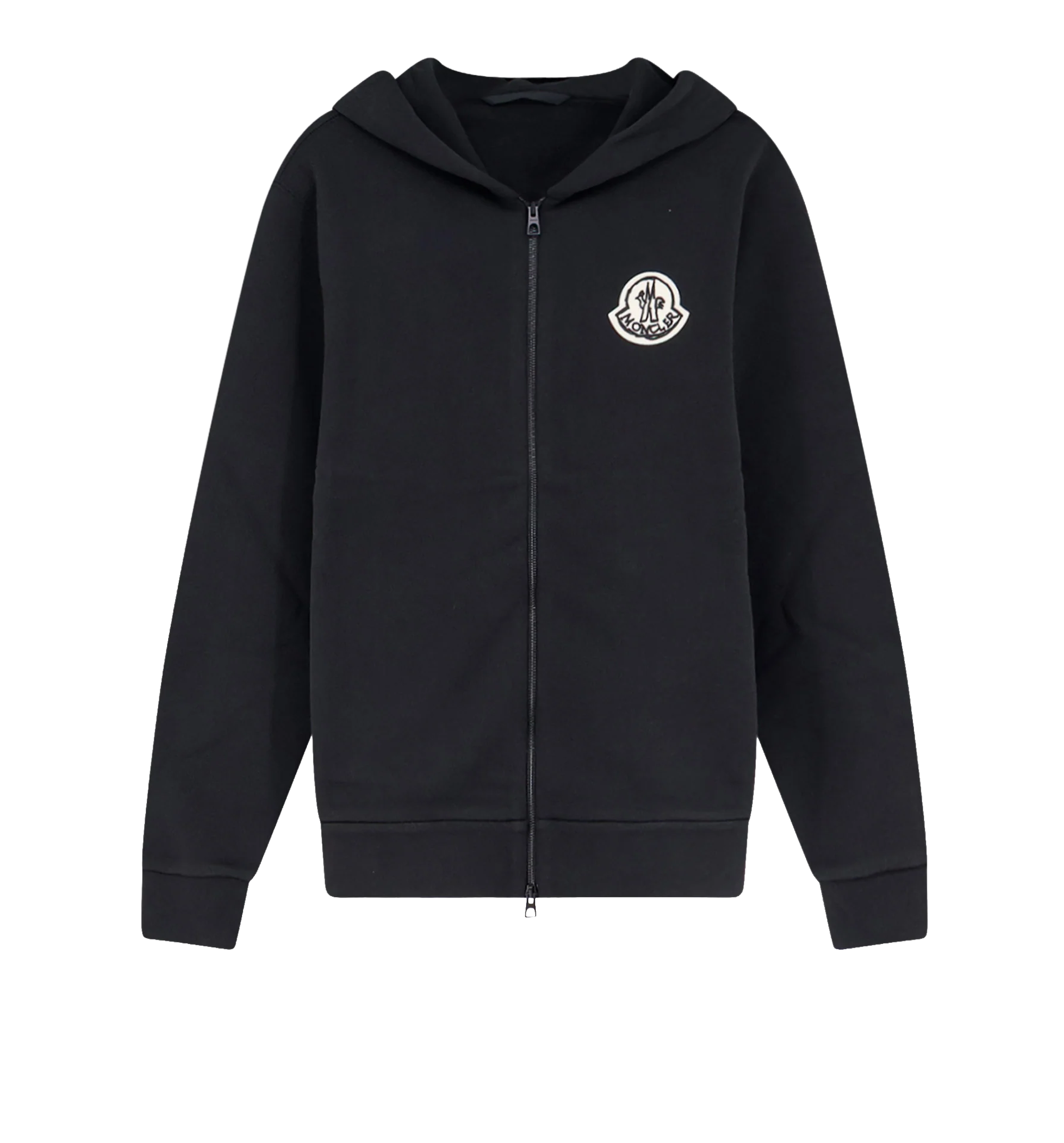 Cotton sweatshirt with logo patch