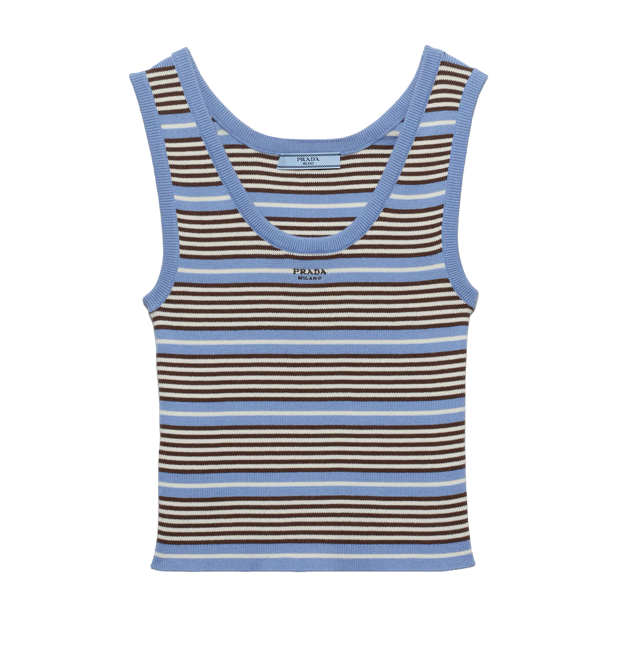 Cotton knit tank top