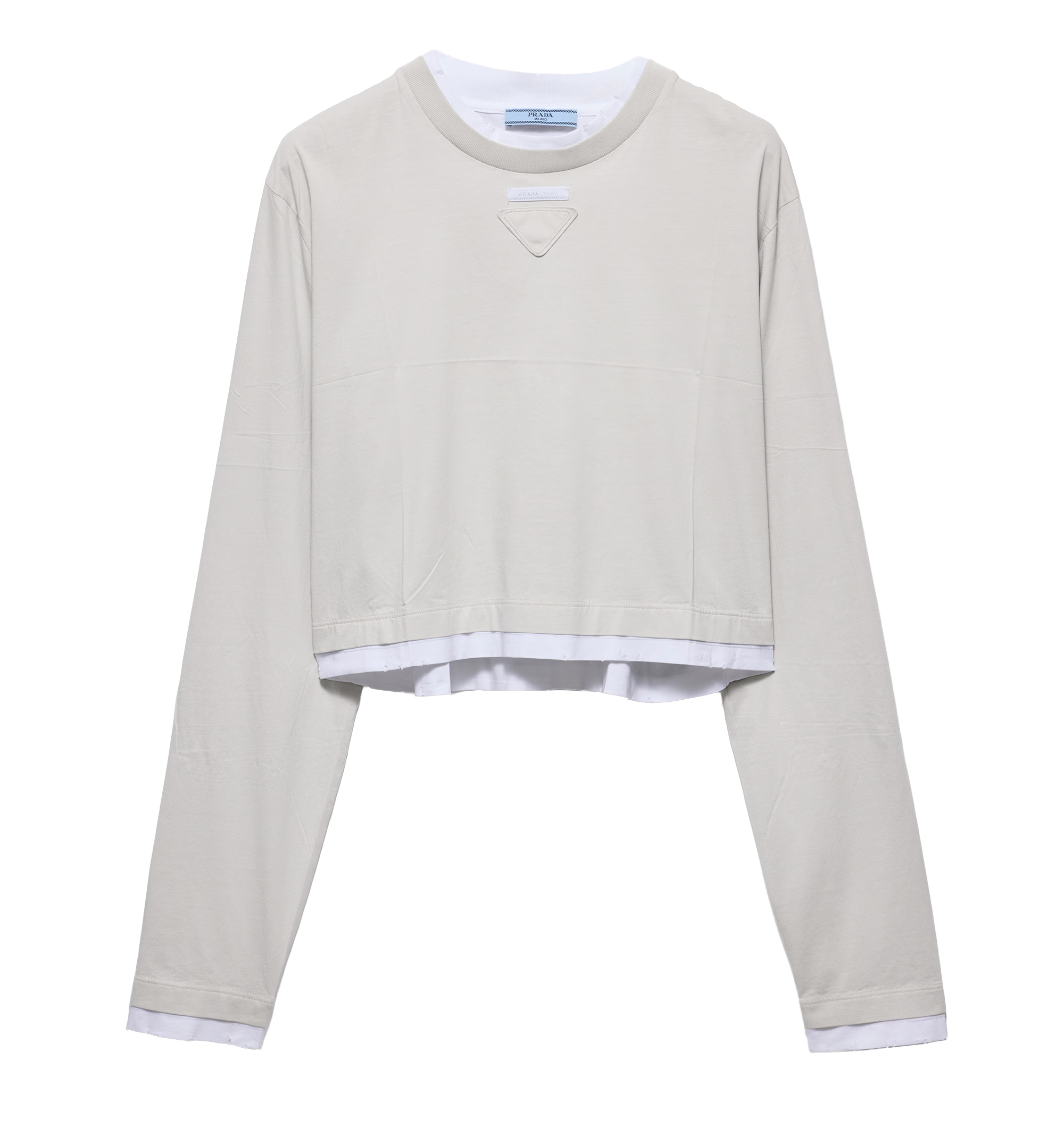 Long-sleeved jersey T-shirt