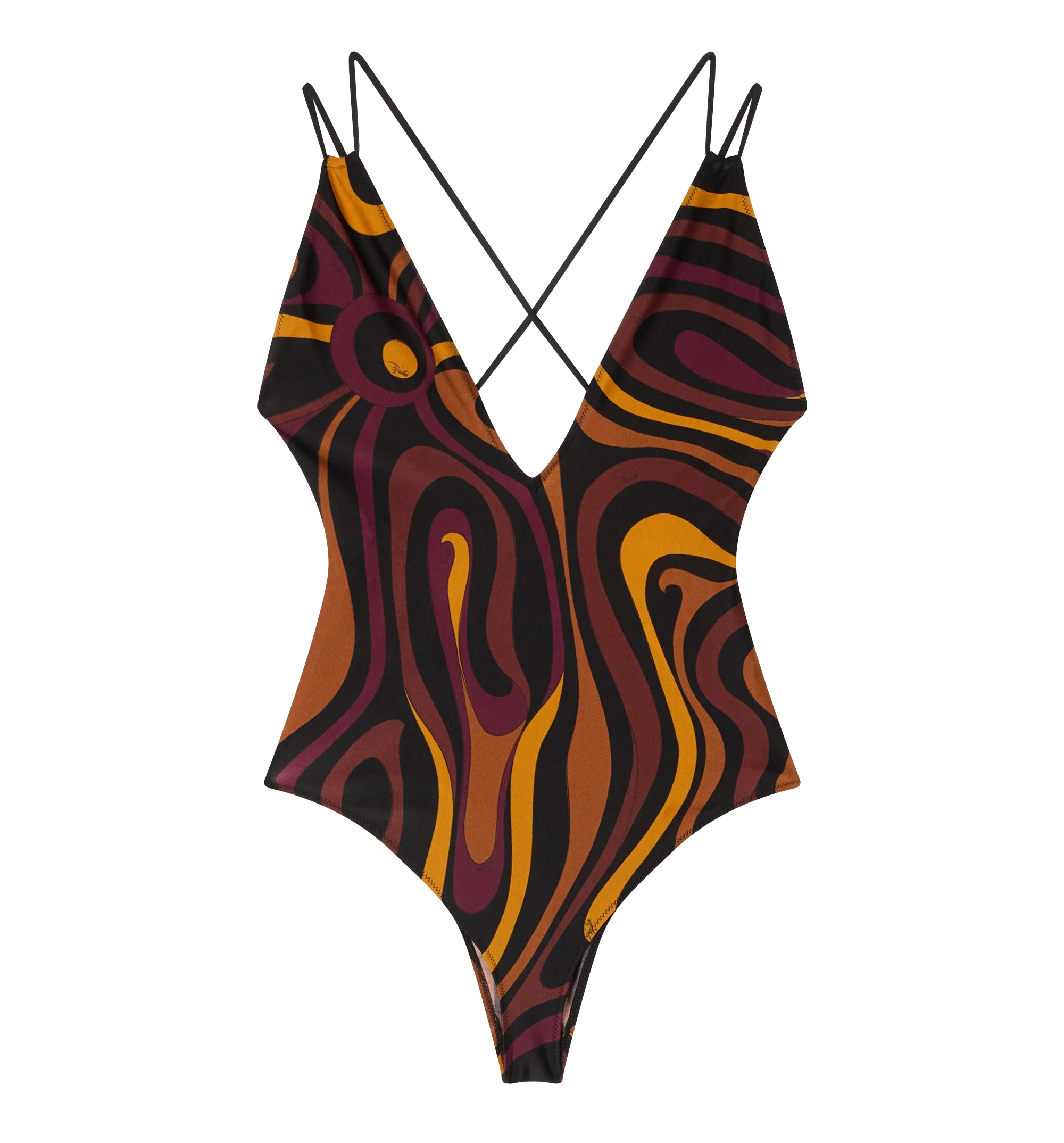 Marmo Print Swimsuit