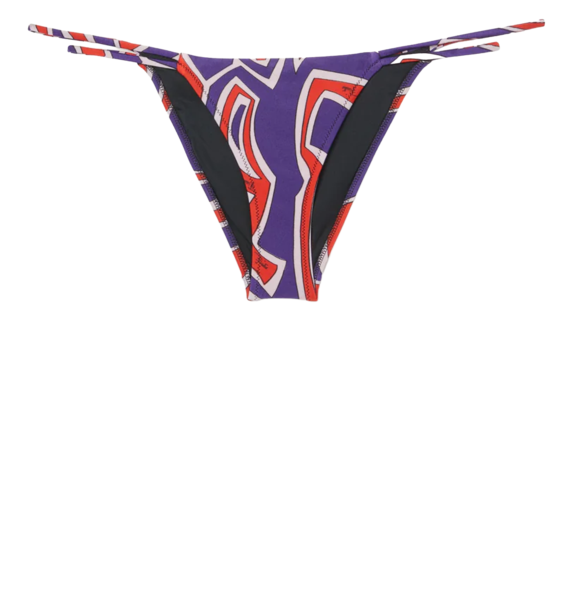 Labirinto Print V-Cut Bikini Bottom