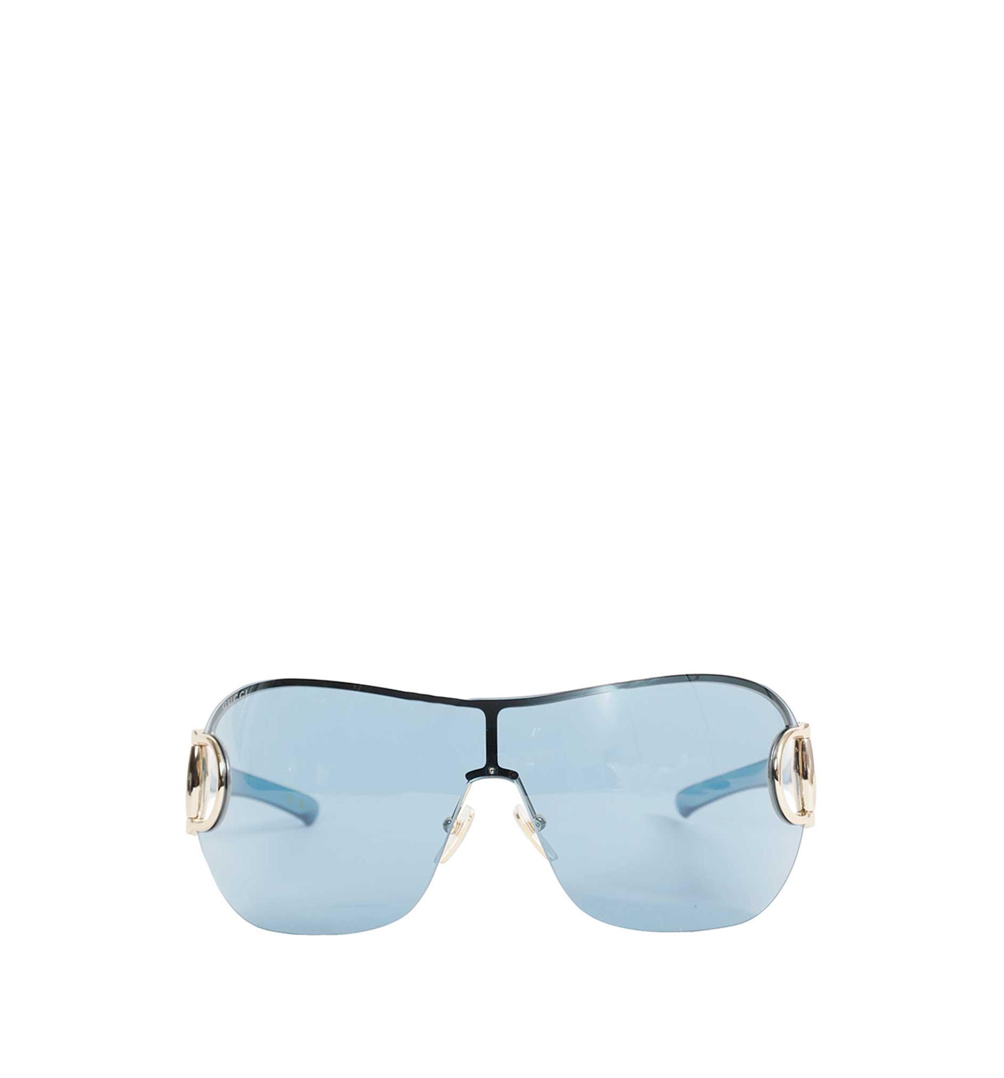 Frameless mask sunglasses