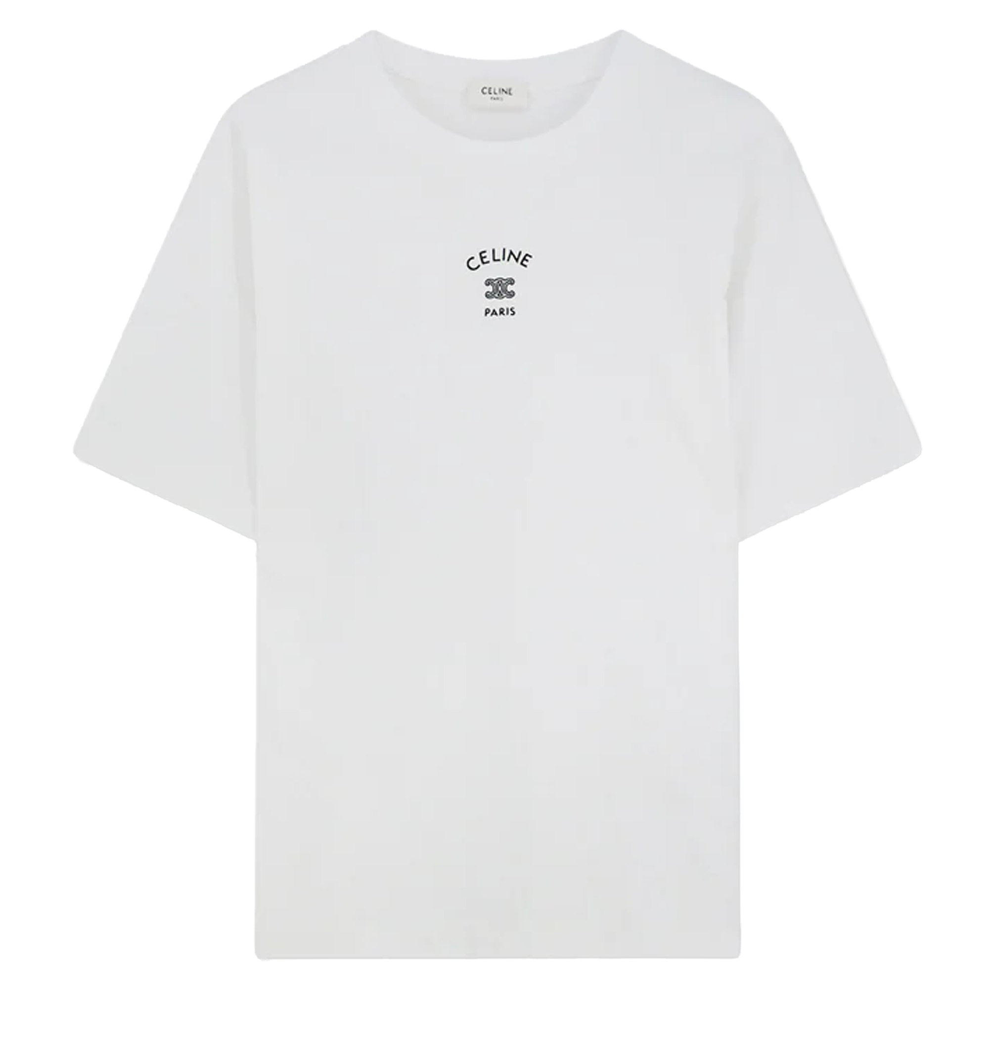 Cotton T-shirt with front lettering logo print