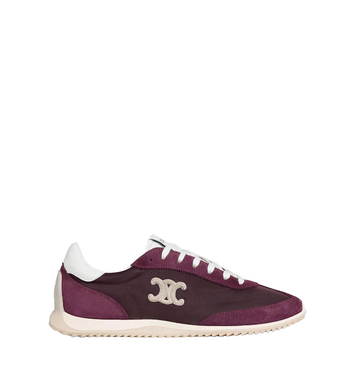 Racer nylon and suede sneakers
