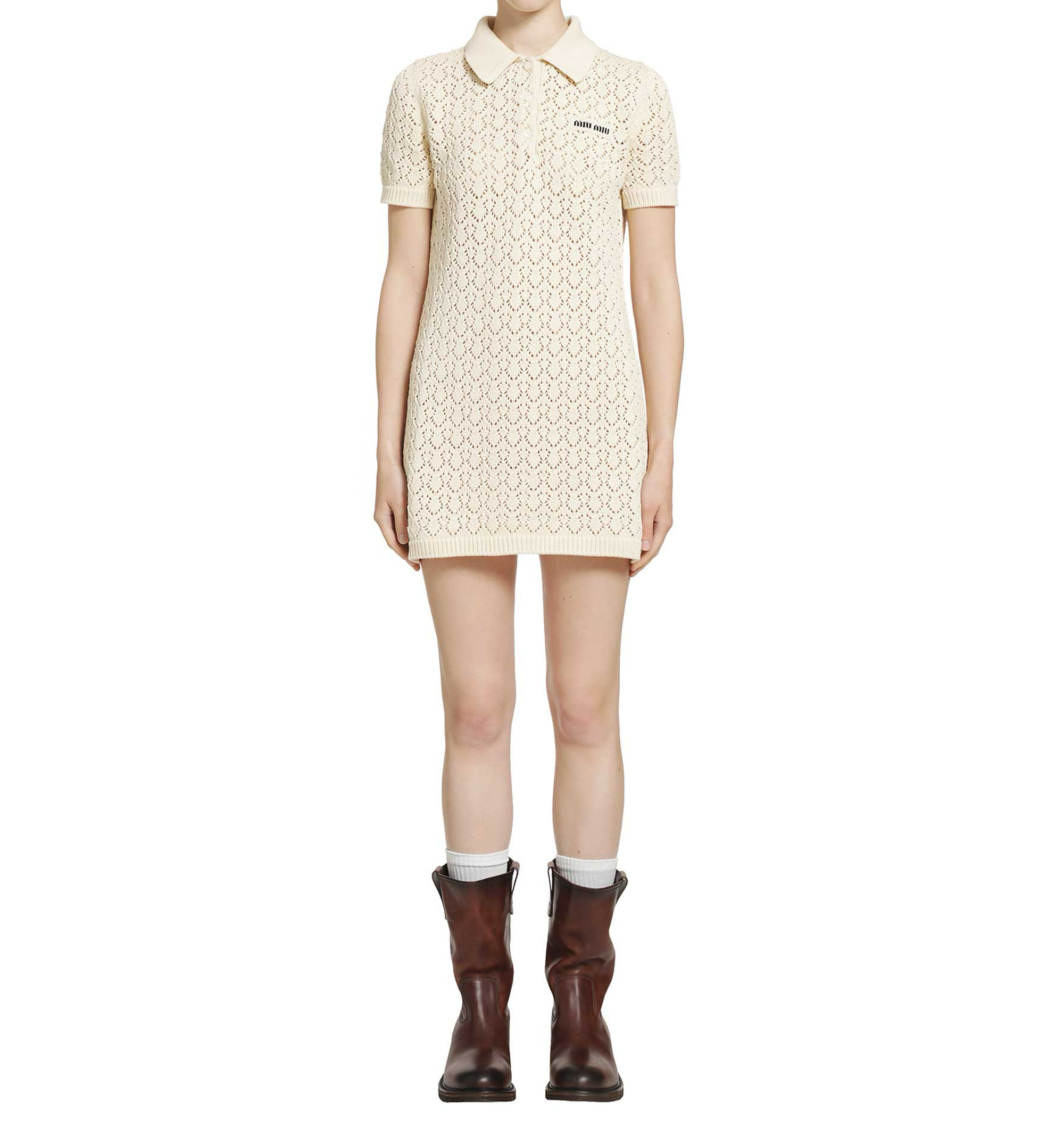 Cotton Polo Mini Dress