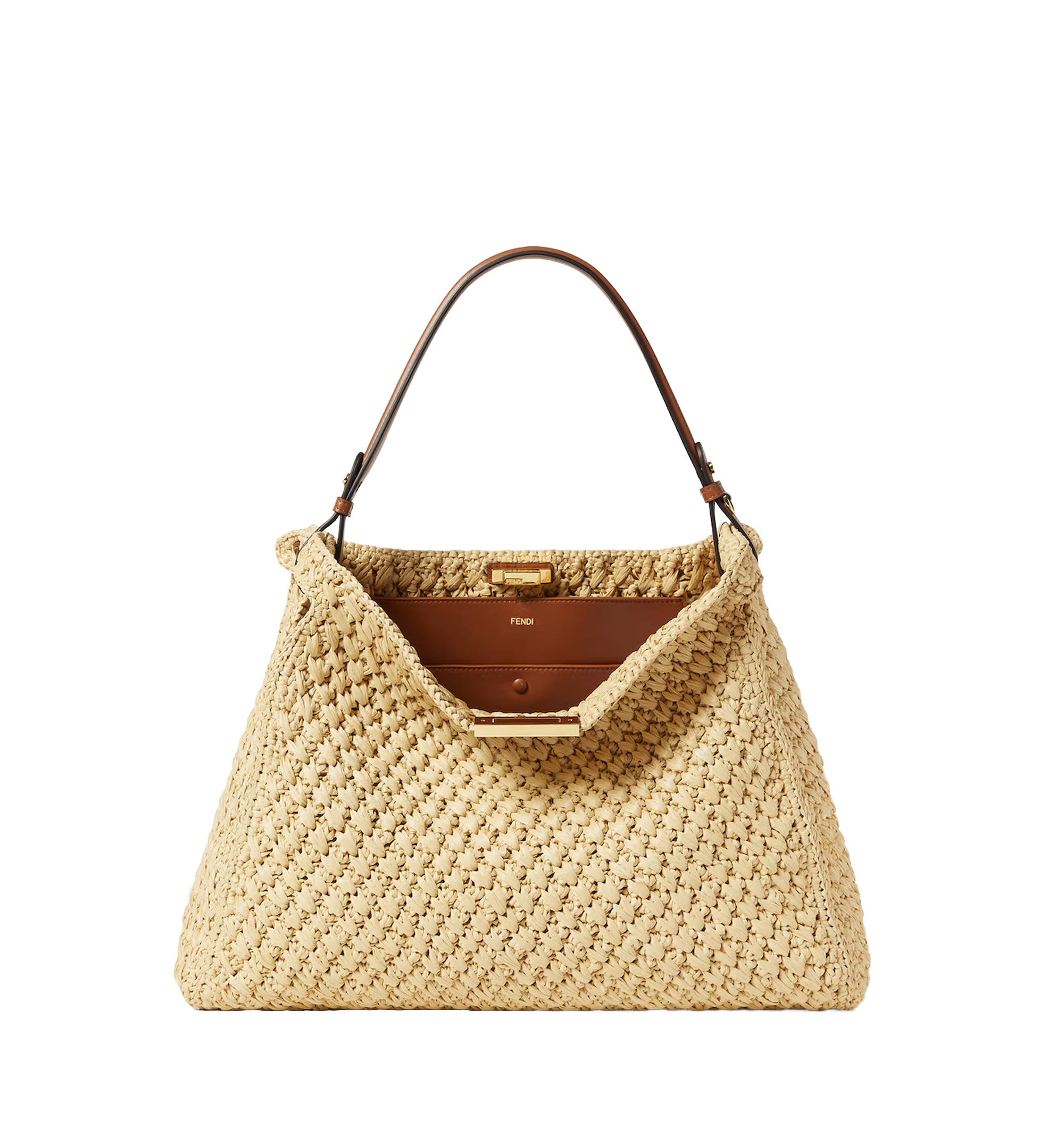 "Fendy Way" large shoulder bag
